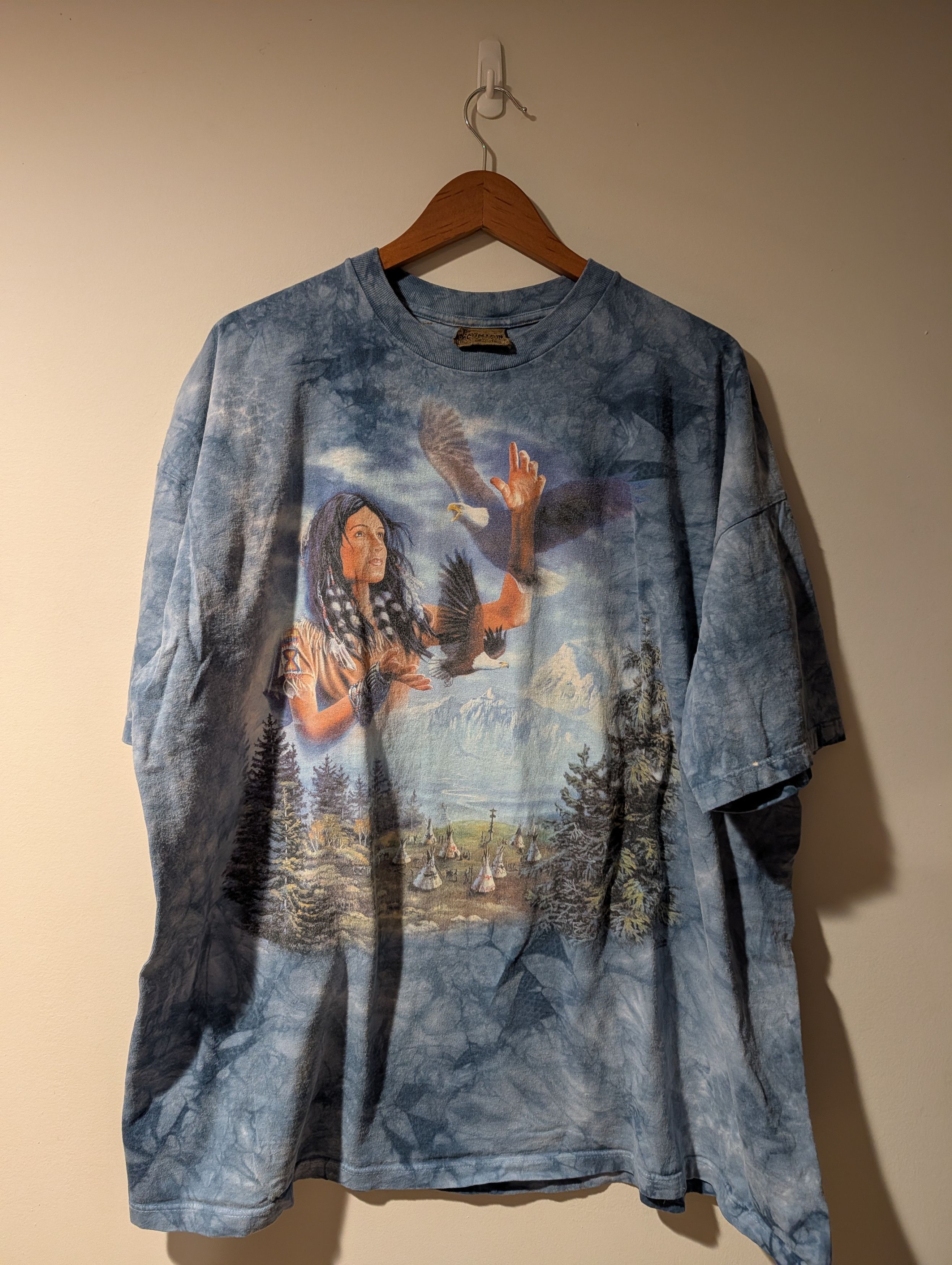 The Mountain Vintage The Mountain Native American Indian Tribal T Shirt Size US XXL / EU 58 / 5 - 1 Thumbnail