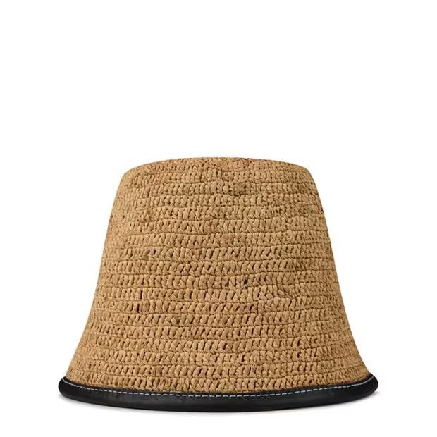 Jacquemus o1g2r1mq1024 Size: 60 / Bucket Hat in Black & Brown Size ONE SIZE - 3 Thumbnail