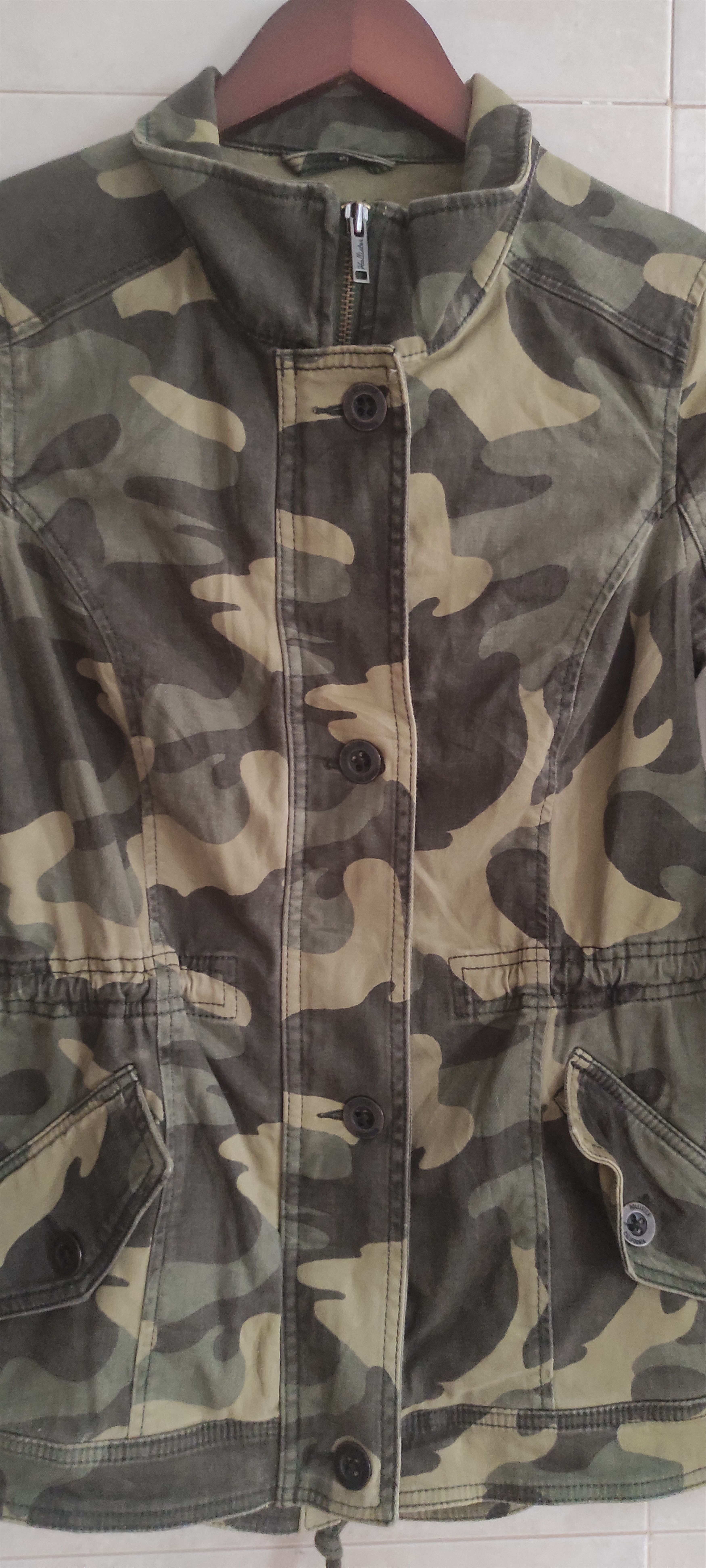 Hollister Hollister Utility Military Style Camo Camouflage Jacket Size S / US 4 / IT 40 - 6 Thumbnail