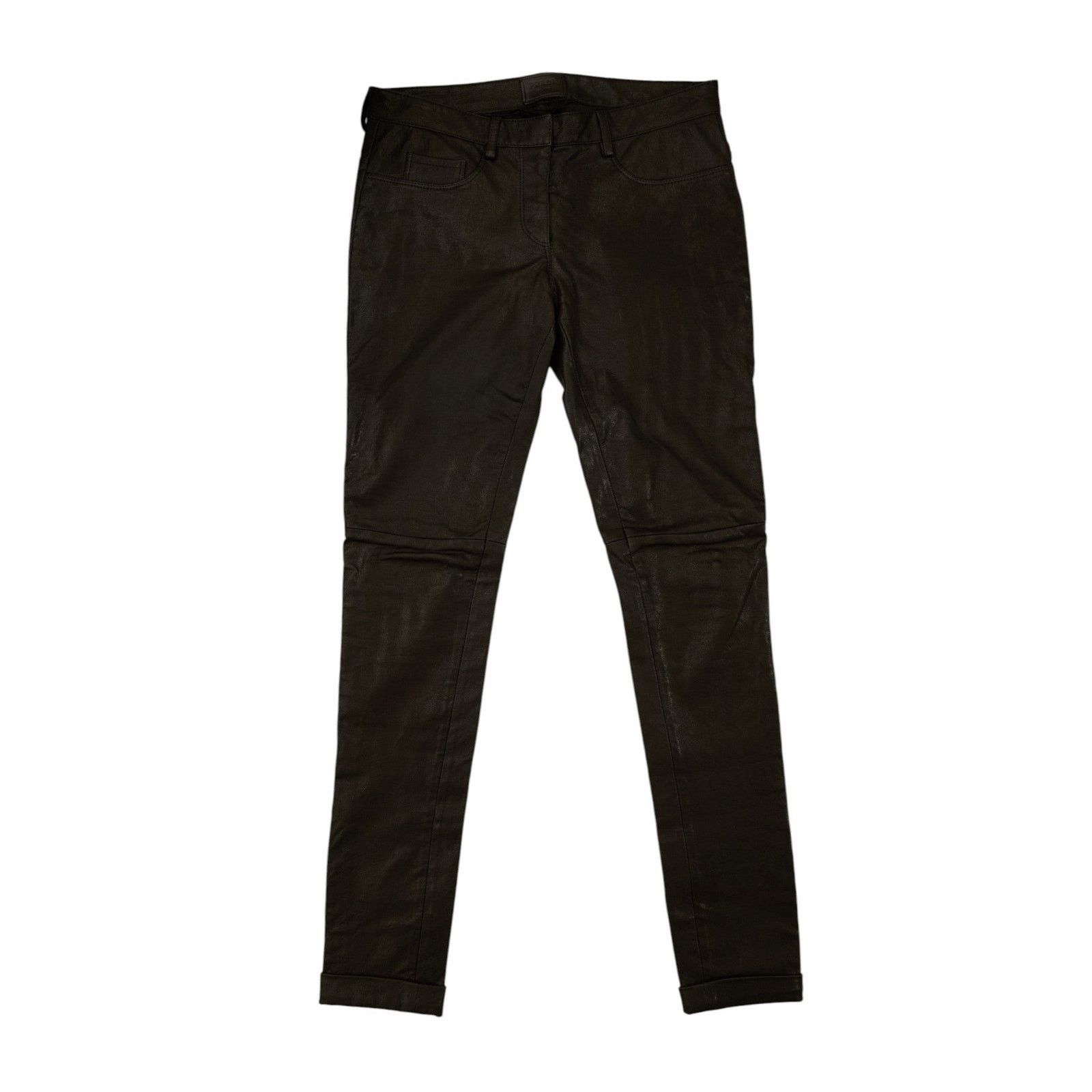 Prada F/W 2011 Leather Slim Trousers Size 28" / US 6 / IT 42 - 1 Thumbnail