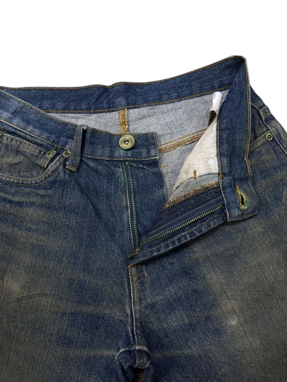 Japanese Brand Vintage Japanese Denim Jeans Y2K Vintage Fade mud wash | W29 Size US 29 - 7 Thumbnail