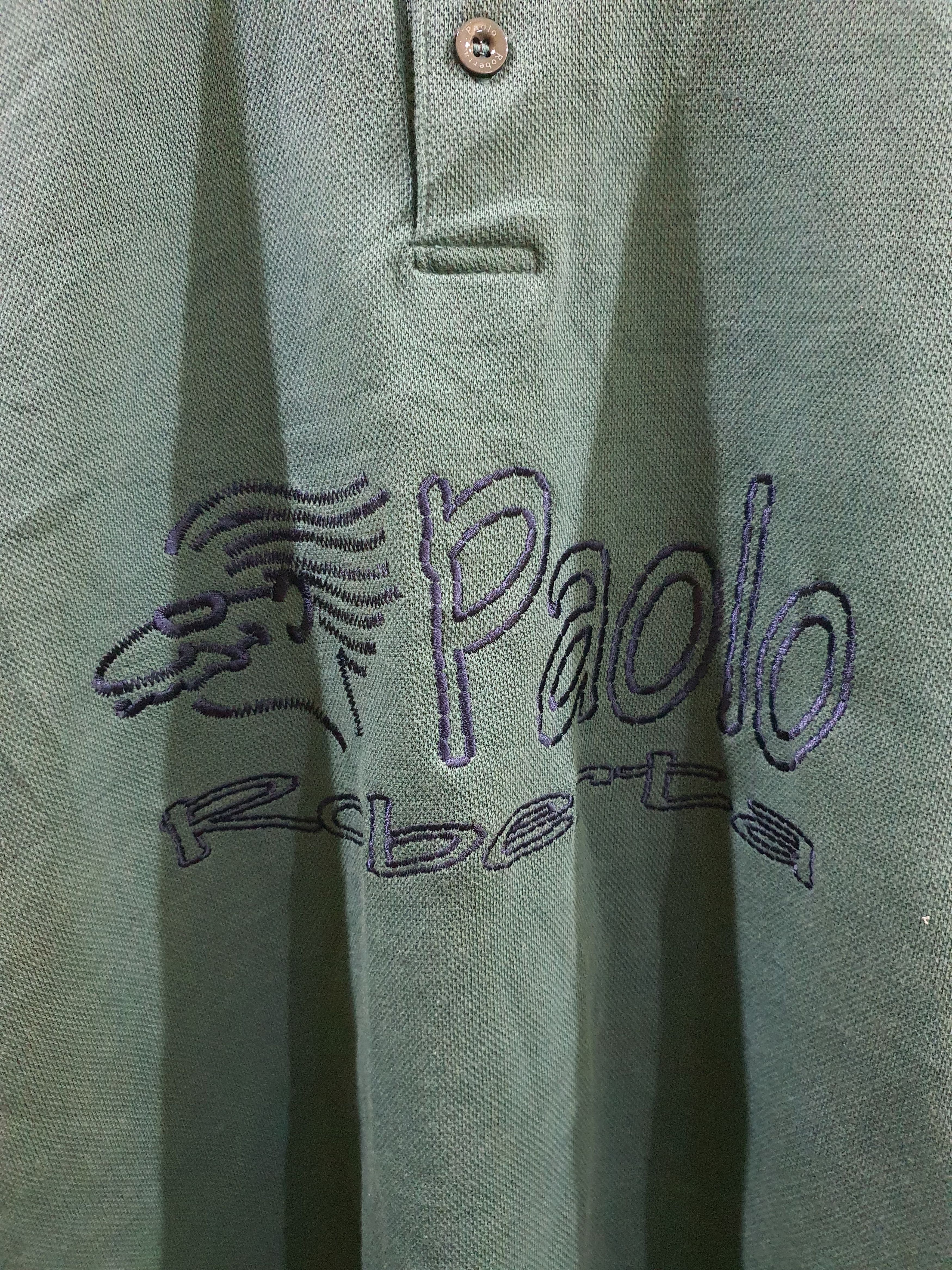 Roberto Cavalli Vtg henley shirt with an embroidered "Paolo Roberto" Size US M / EU 48-50 / 2 - 3 Thumbnail