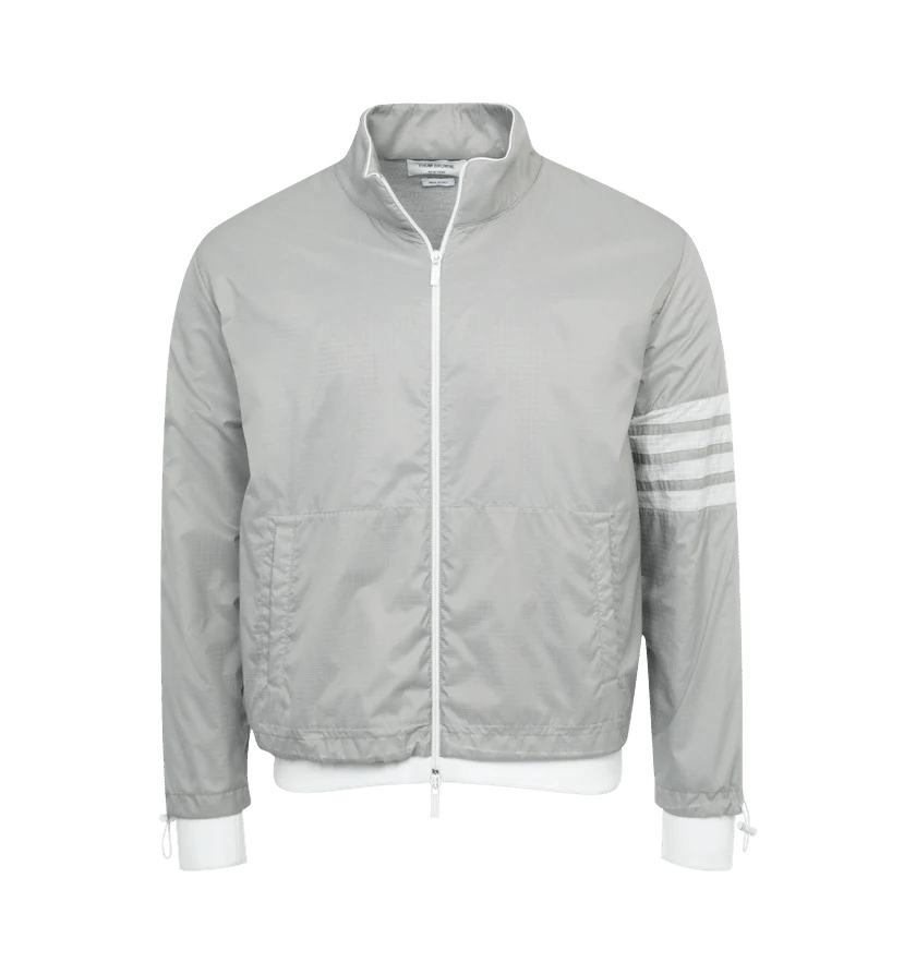 Thom Browne o1h1sh10624 Jacket in Grey Size US XL / EU 56 / 4 - 1 Thumbnail