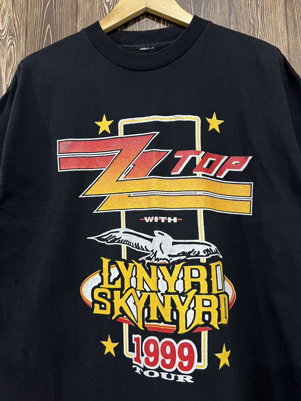 Band Tees Vintage 90s Zz Top & Lynard Skynard Band Tour Tshirt Size US L / EU 52-54 / 3 - 2 Thumbnail