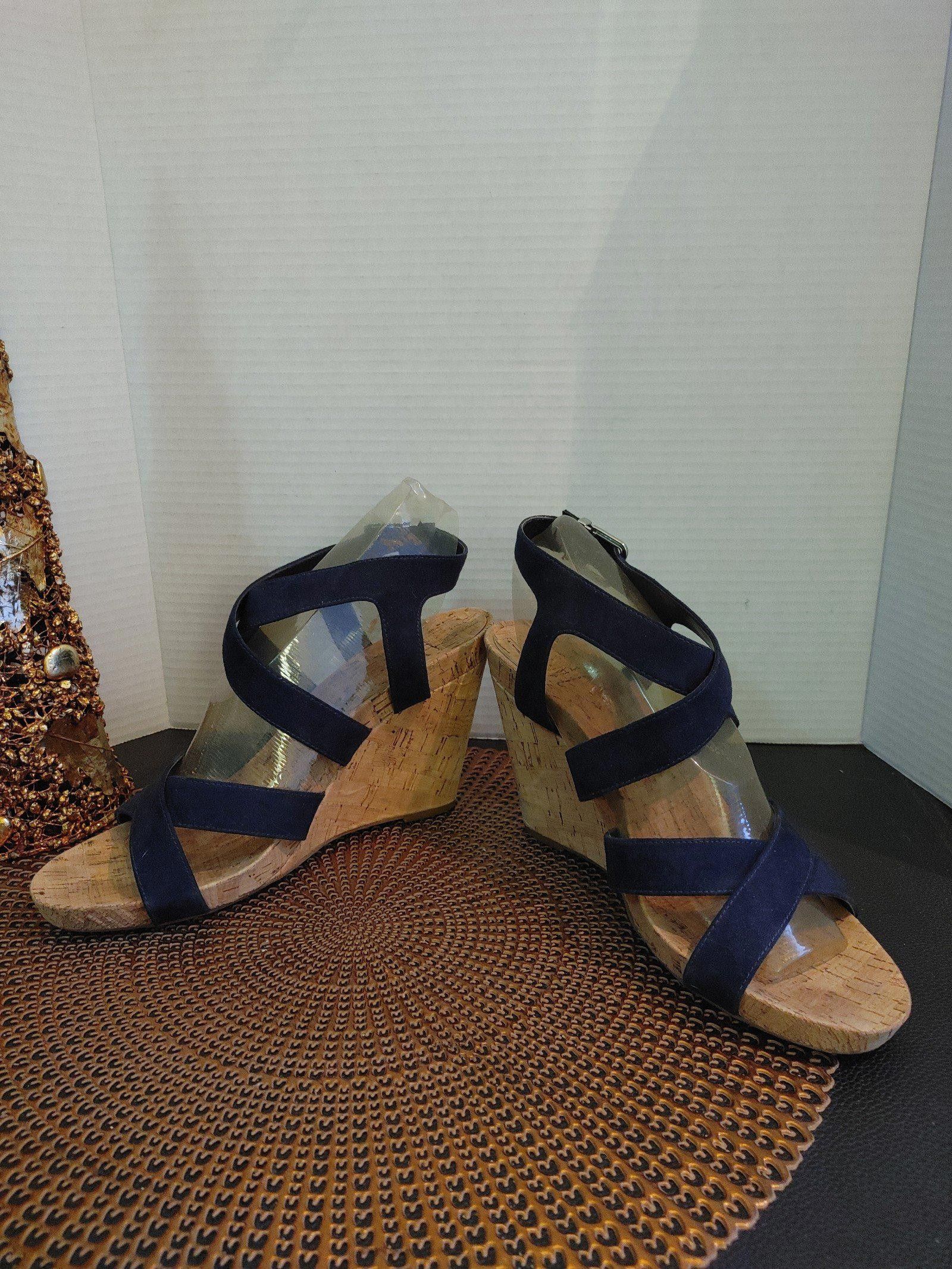 Designer INC Stylish Landor Wedge Sandals with Cork Heel Size 11M Size US 11 / IT 41 - 4 Thumbnail