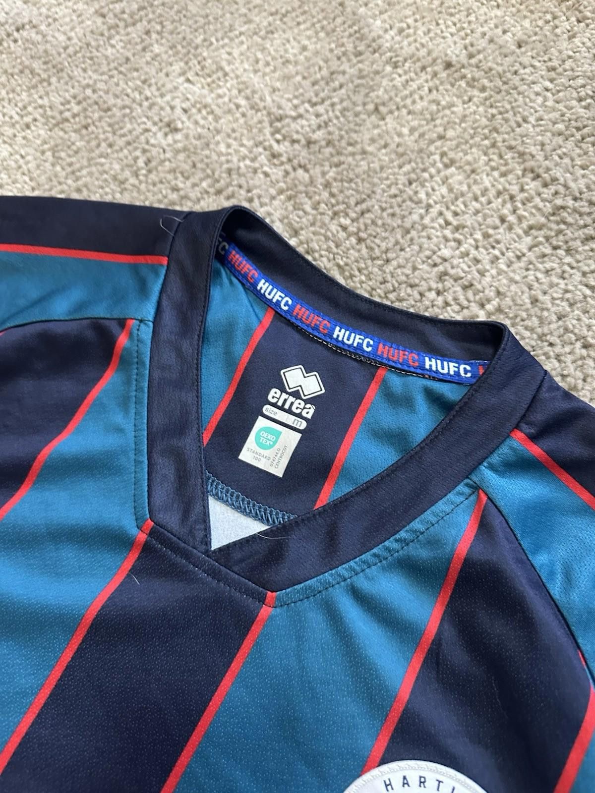Errea Hartlepool United 2023-24 Away Football Shirt Soccer Jersey Size US M / EU 48-50 / 2 - 5 Thumbnail