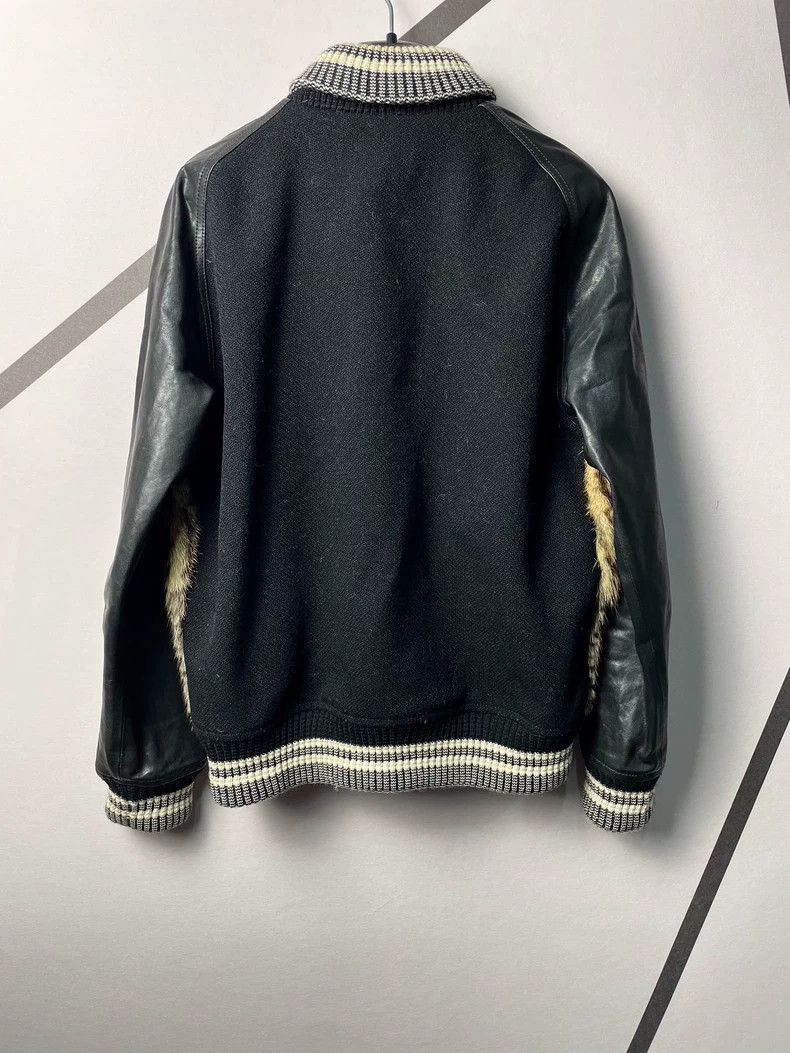 Saint Laurent Paris Saint Laurent Paris Leather patchwork calf leather baseball Size US S / EU 44-46 / 1 - 2 Thumbnail