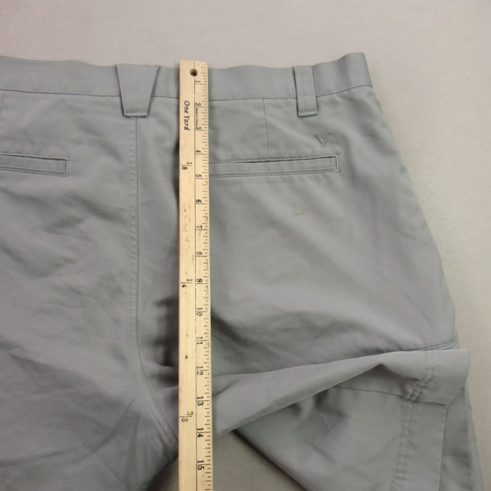 Callaway Callaway Shorts Mens 36 Gray Pockets Button Lightweight Outdoors Chino Size US 36 / EU 52 - 7 Thumbnail
