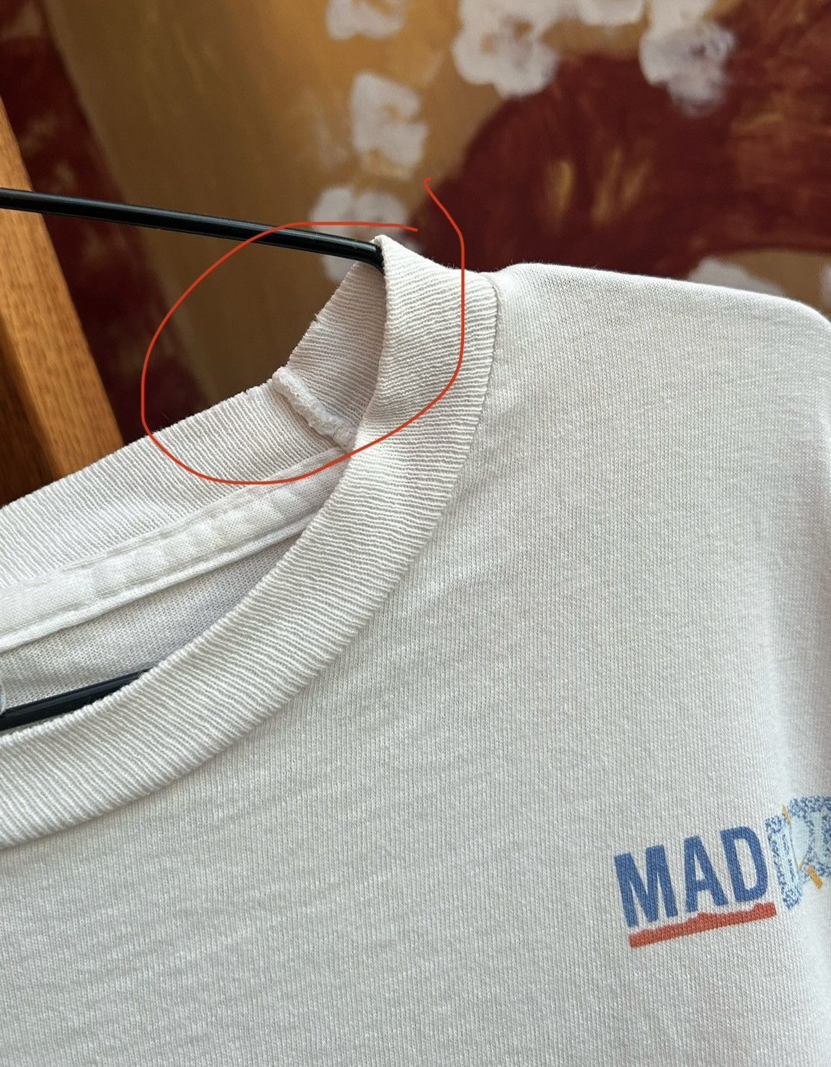 Vintage Vintage 90s Madhouse Mad? You Bet Graphic Tee Single Stitch Size US XL / EU 56 / 4 - 9 Thumbnail