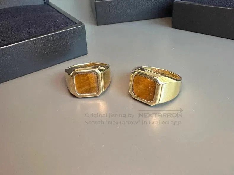 Wacko Maria Wacko Maria SV925 Amber Eye Ring Size ONE SIZE - 5 Thumbnail