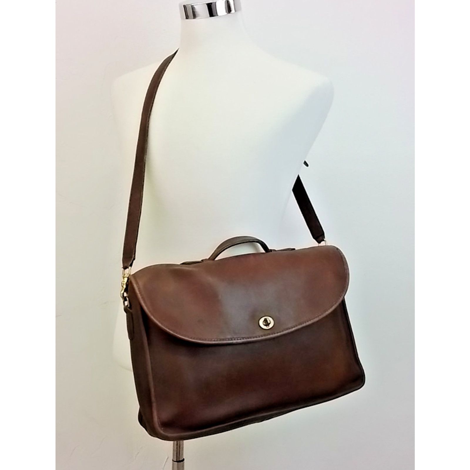 Coach Coach Leather Lexington Briefcase Messenger Mahogany VTG 90s Size ONE SIZE - 2 Thumbnail