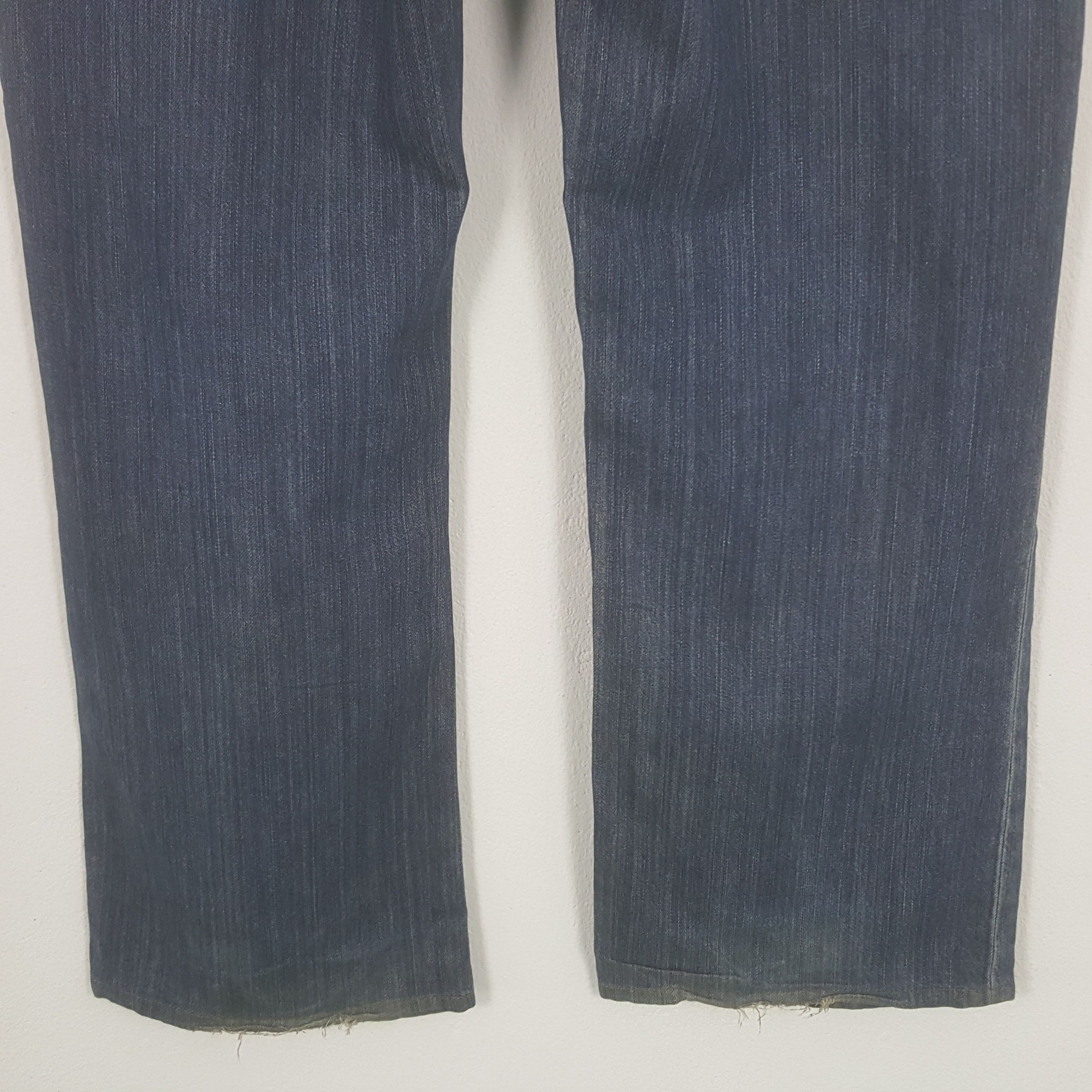 Stussy × Vintage Vintage Stussy Workgear Custom Art Logo Denim Jeans Size US 35 - 3 Thumbnail