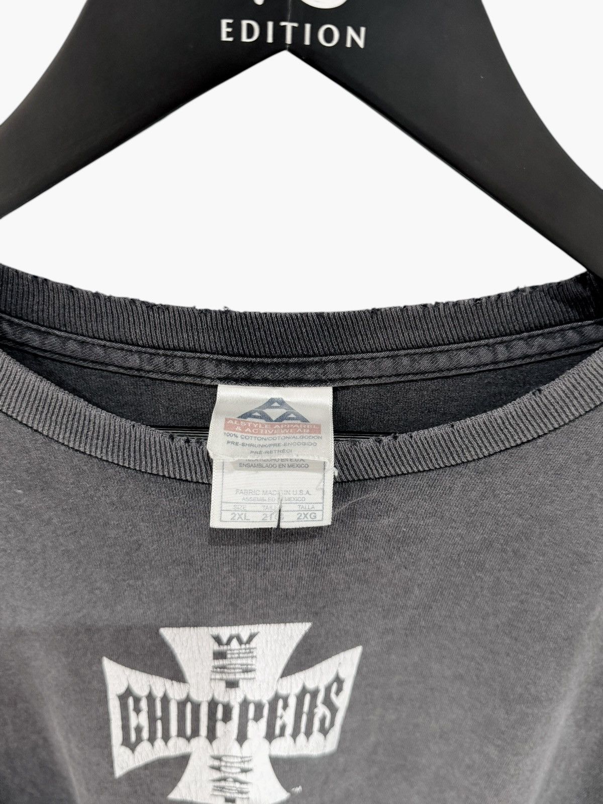 West Coast Choppers Thrashed & Faded Vintage West Coast Choppers Long Sleeve Size US XXL / EU 58 / 5 - 6 Thumbnail