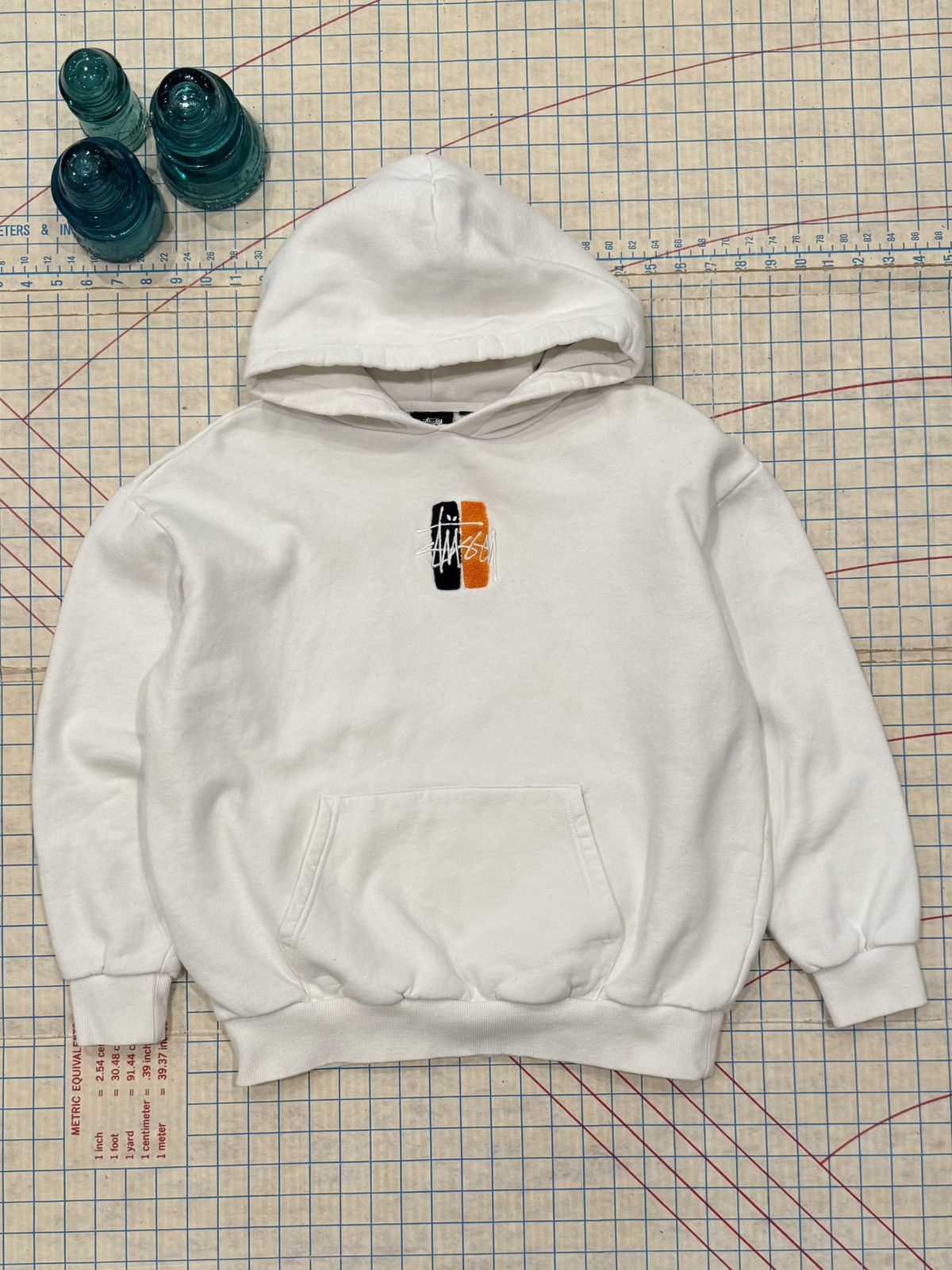 Stussy Stussy Pull Over Hoodie White Mens Size XS Small Chest Logo Size US XS / EU 42 / 0 - 1 Thumbnail