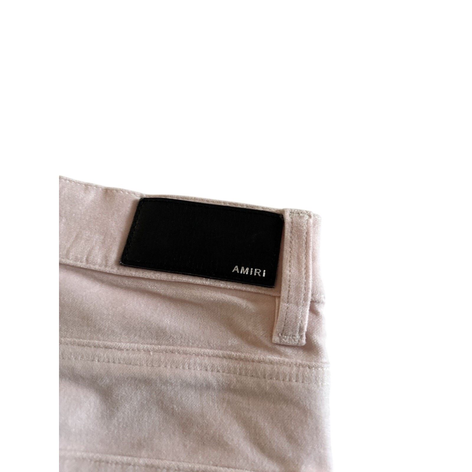 Amiri Amiri Pink Satin Jeans Size US 33 - 4 Thumbnail