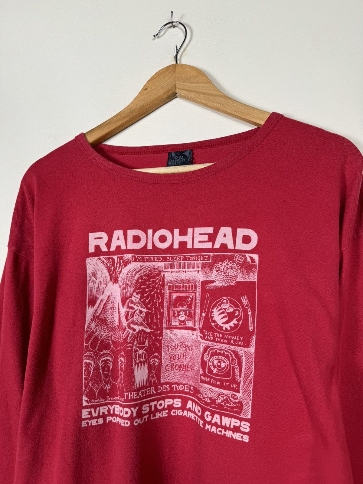 Band Tees RADIOHEAD STANLEY DONWOOD ART 2000 VINTAGE MADE BY WASTE Size US XXL / EU 58 / 5 - 2 Thumbnail