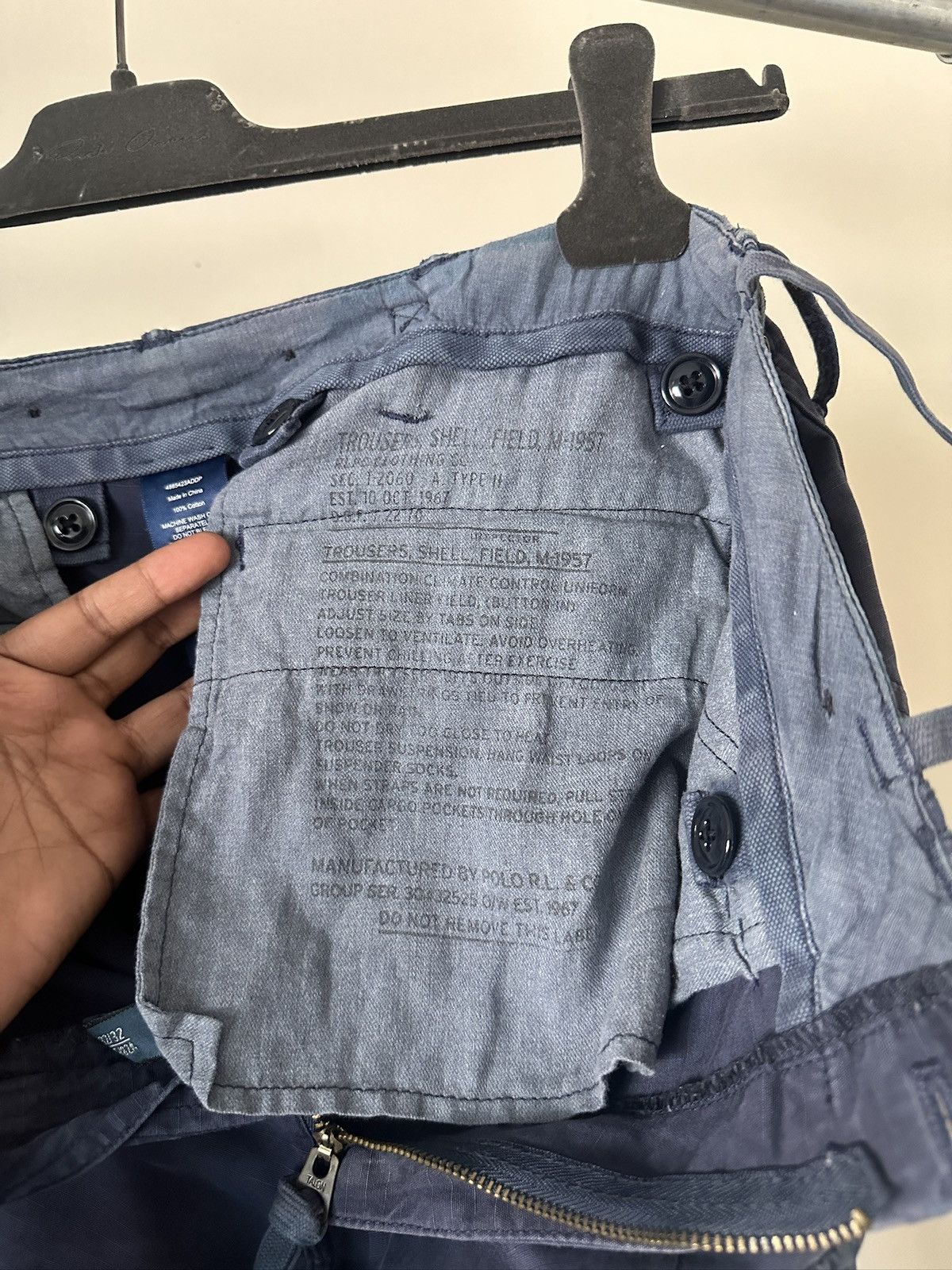 Polo Ralph Lauren 2000s Polo Ralph Lauren Military Ripstop Faded Cargo Pant Size US 32 / EU 48 - 17 Thumbnail