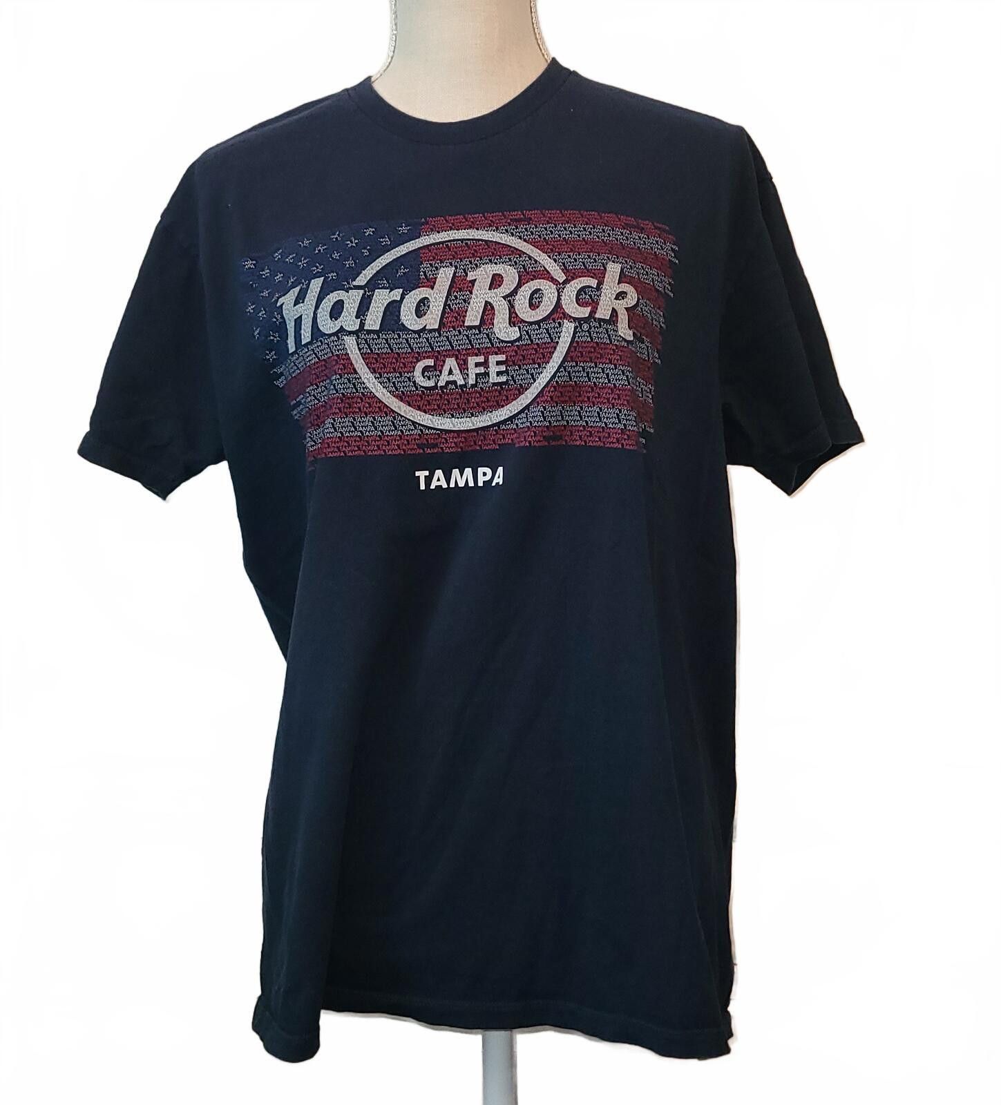 Hard Rock Cafe Hard Rock Cafe Tampa Navy Blue T-Shirt Large Size ONE SIZE - 1 Thumbnail