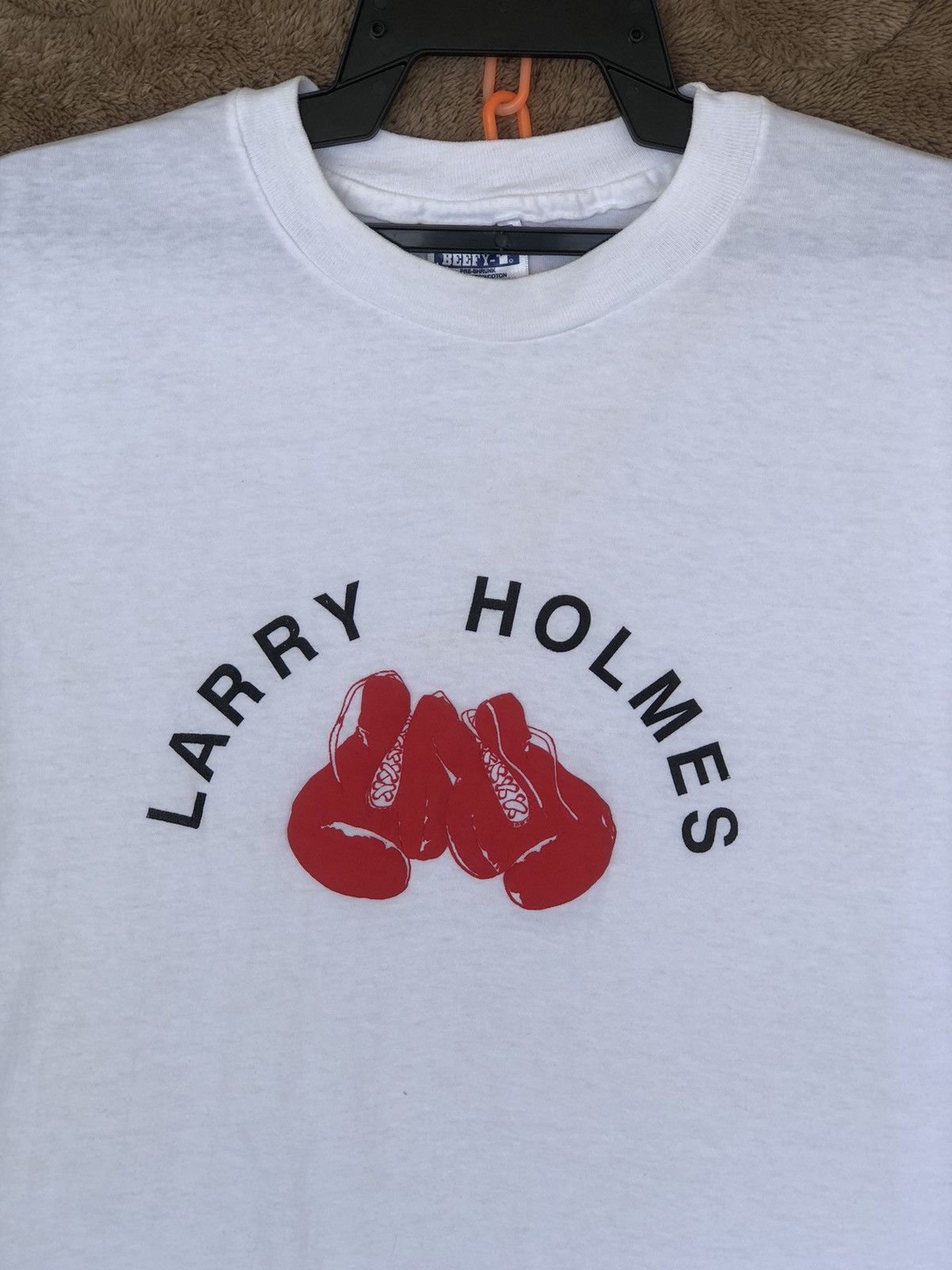 Vintage Vintage 90s LARRY HOLMES Boxing Legend Size US XL / EU 56 / 4 - 1 Thumbnail