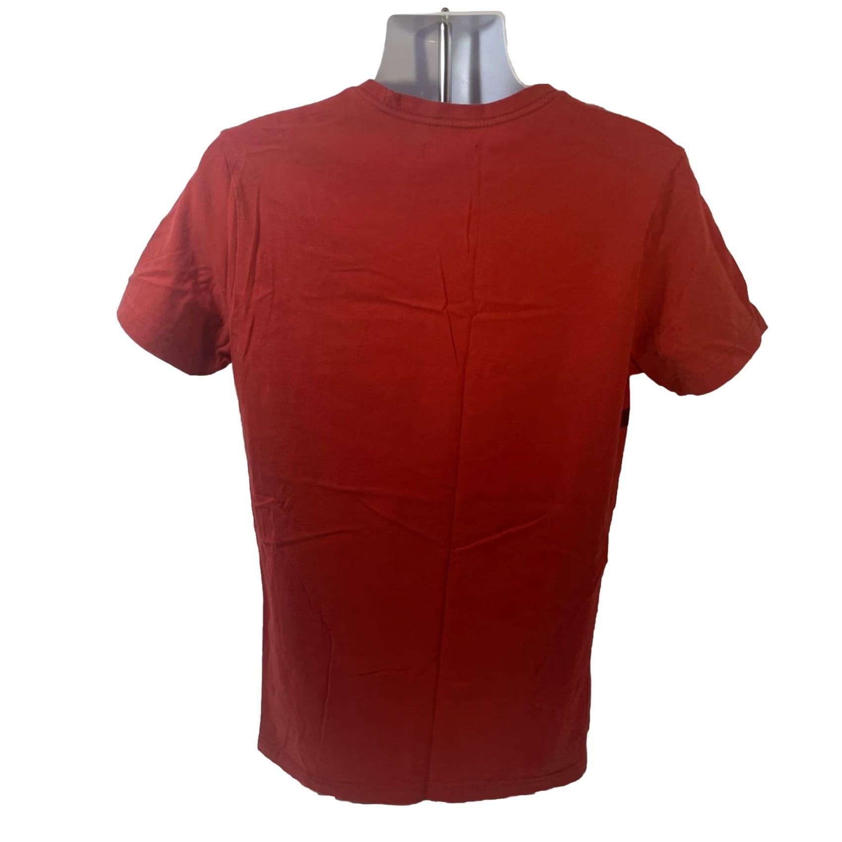 Adidas Adidas Shirt Men L Red Crew Neck Short Sleeve Logo Spell out Trefoil Size US L / EU 52-54 / 3 - 2 Thumbnail