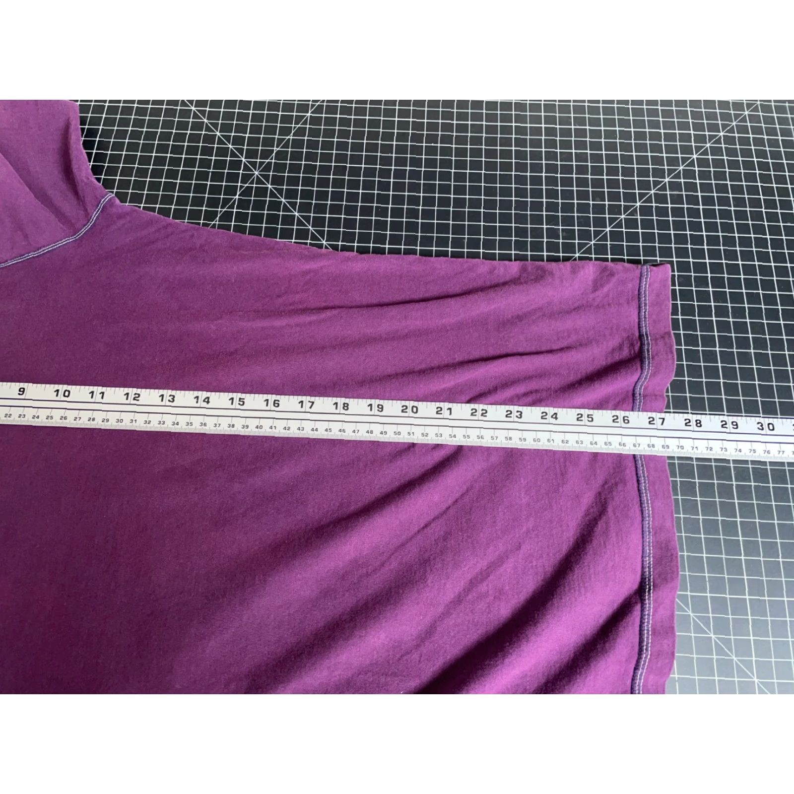 Vintage Agave Lux Long Sleeve T-Shirt Men's Large Purple Reverse Seam USA Made Crewneck Shirt Adult Large Purple Reverse Seam USA Made Agave Lux Retail-Ready Size US L / EU 52-54 / 3 - 6 Thumbnail