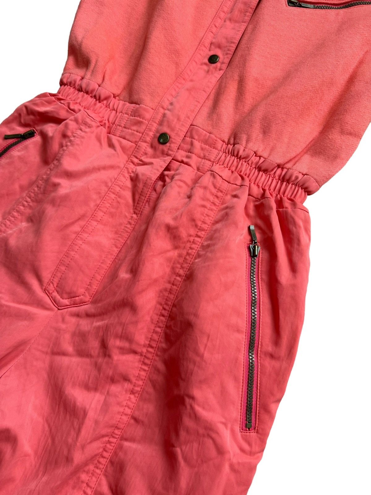 Japanese Brand Vintage Moncler Coverall Asics Skiwear Jumpsuit Size US 27 - 10 Thumbnail
