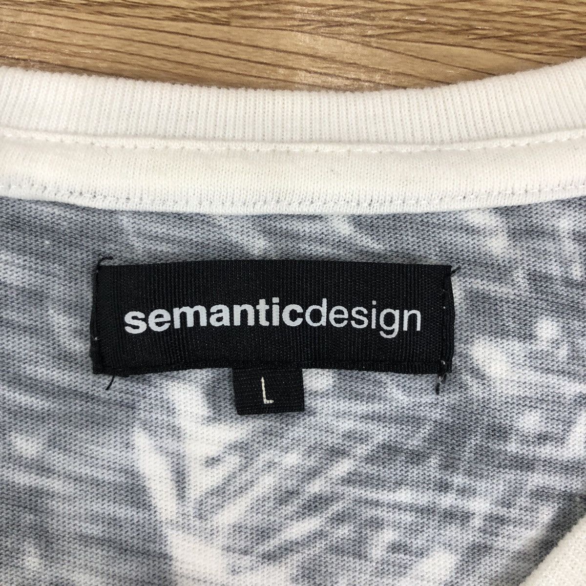 Japanese Brand × semanticdesign Semantic Design Tee Shirt Floral Logo Japanese Brand Size US L / EU 52-54 / 3 - 4 Thumbnail