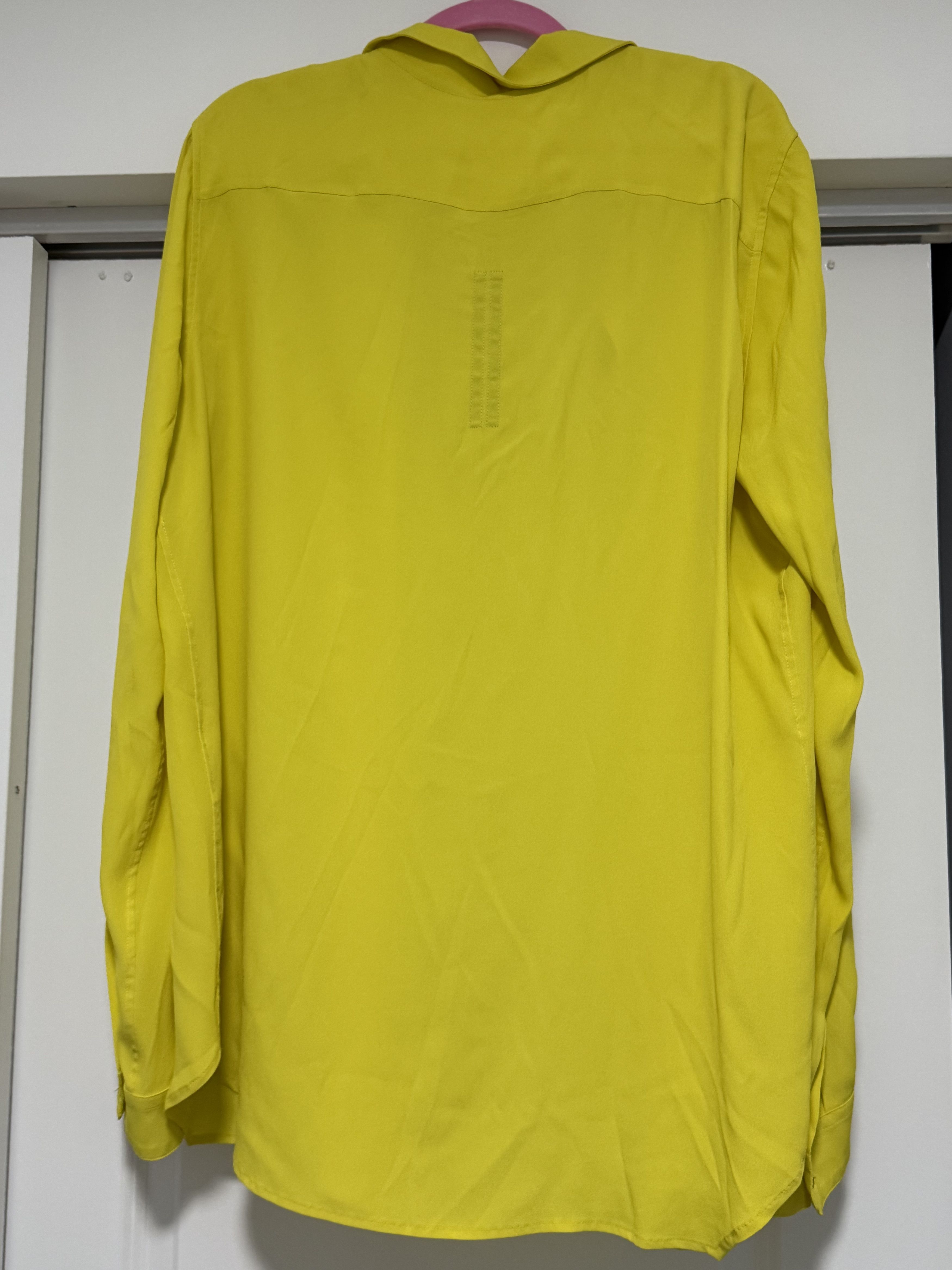 Rick Owens Rick Owen's Acid Silk Long Sleeve Button Down Shirt Size US M / EU 48-50 / 2 - 2 Thumbnail