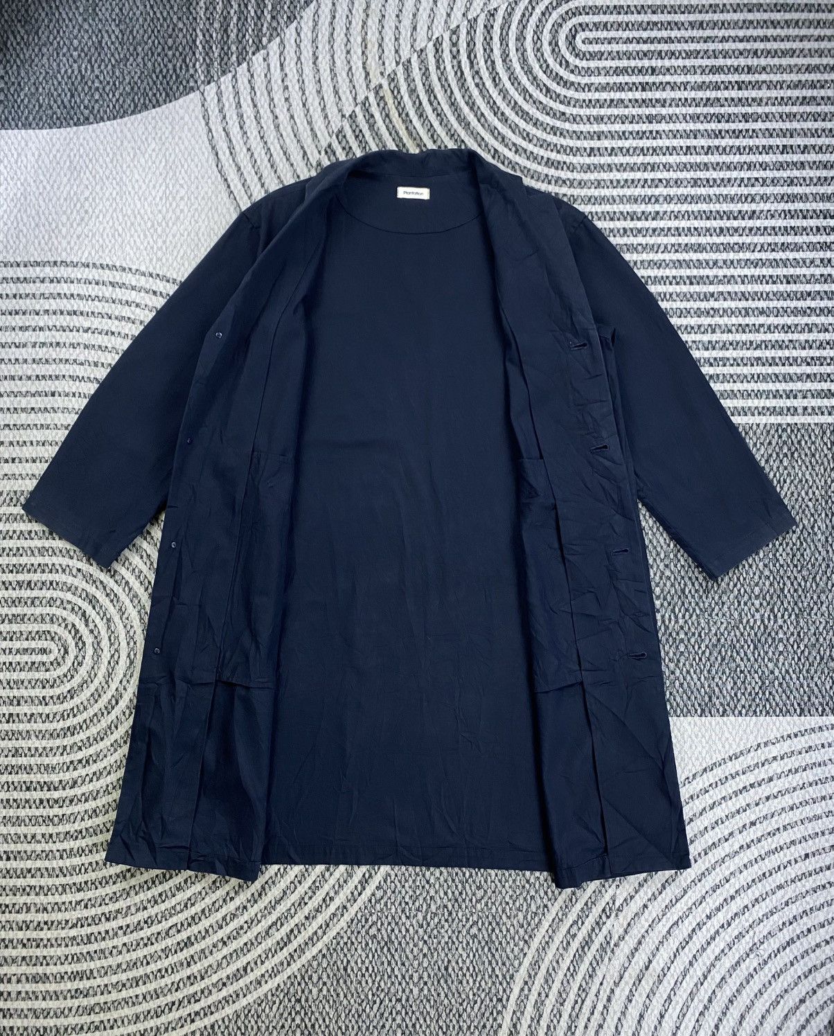 Issey Miyake Vintage Issey Miyake Plantation Long Jacket Size US L / EU 52-54 / 3 - 6 Thumbnail