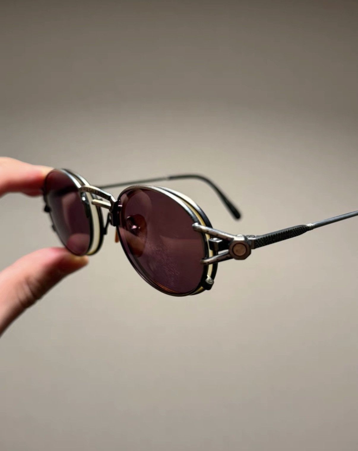 Jean Paul Gaultier Jean Paul Gaultier Magnetic detachable Sunglasses K24 Size ONE SIZE - 7 Thumbnail