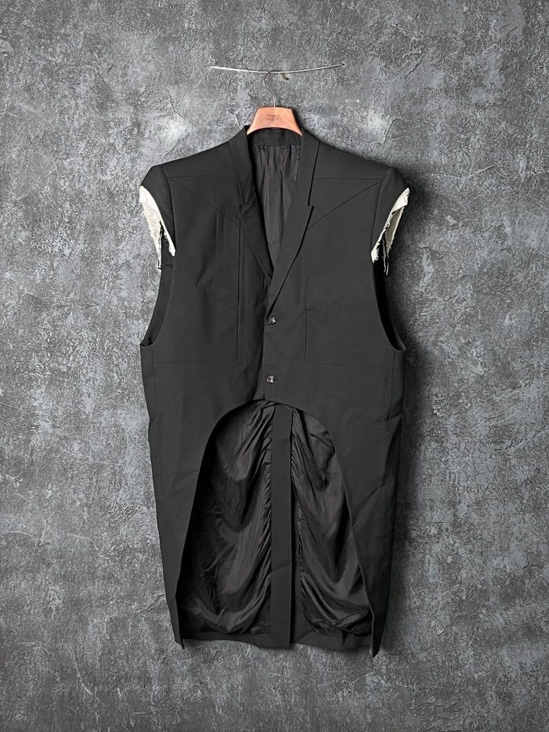 Rick Owens Irregular vest before and after-2506
