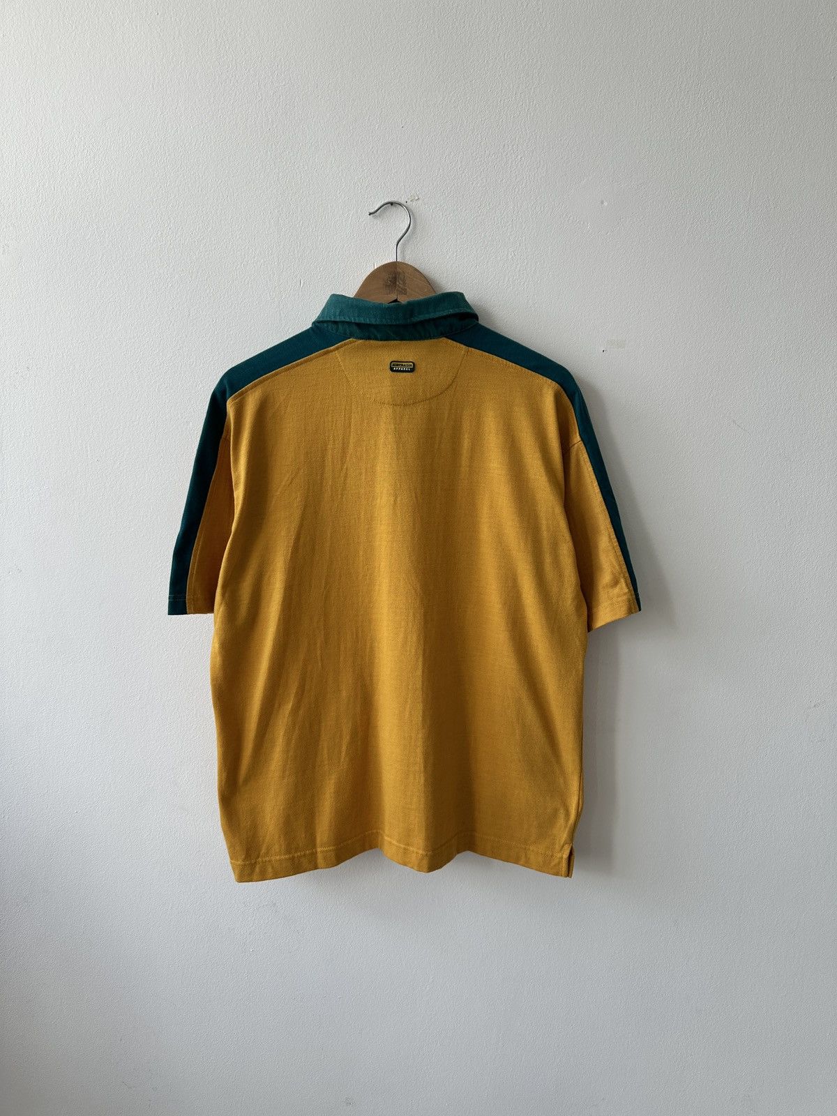 Man Made In Australia Vintage Australia Gold Green Rugby Style Polo Shirt Size M Size US M / EU 48-50 / 2 - 8 Thumbnail