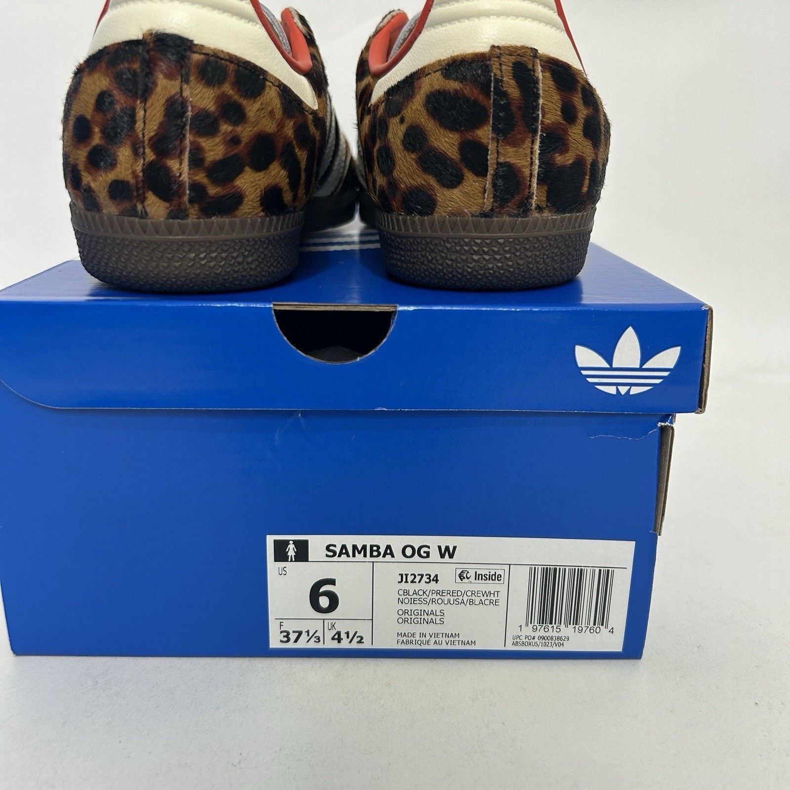Adidas adidas Samba OG WMNS Leopard - “Preloved Red” JI2734 Size US 6 / IT 36 - 5 Thumbnail