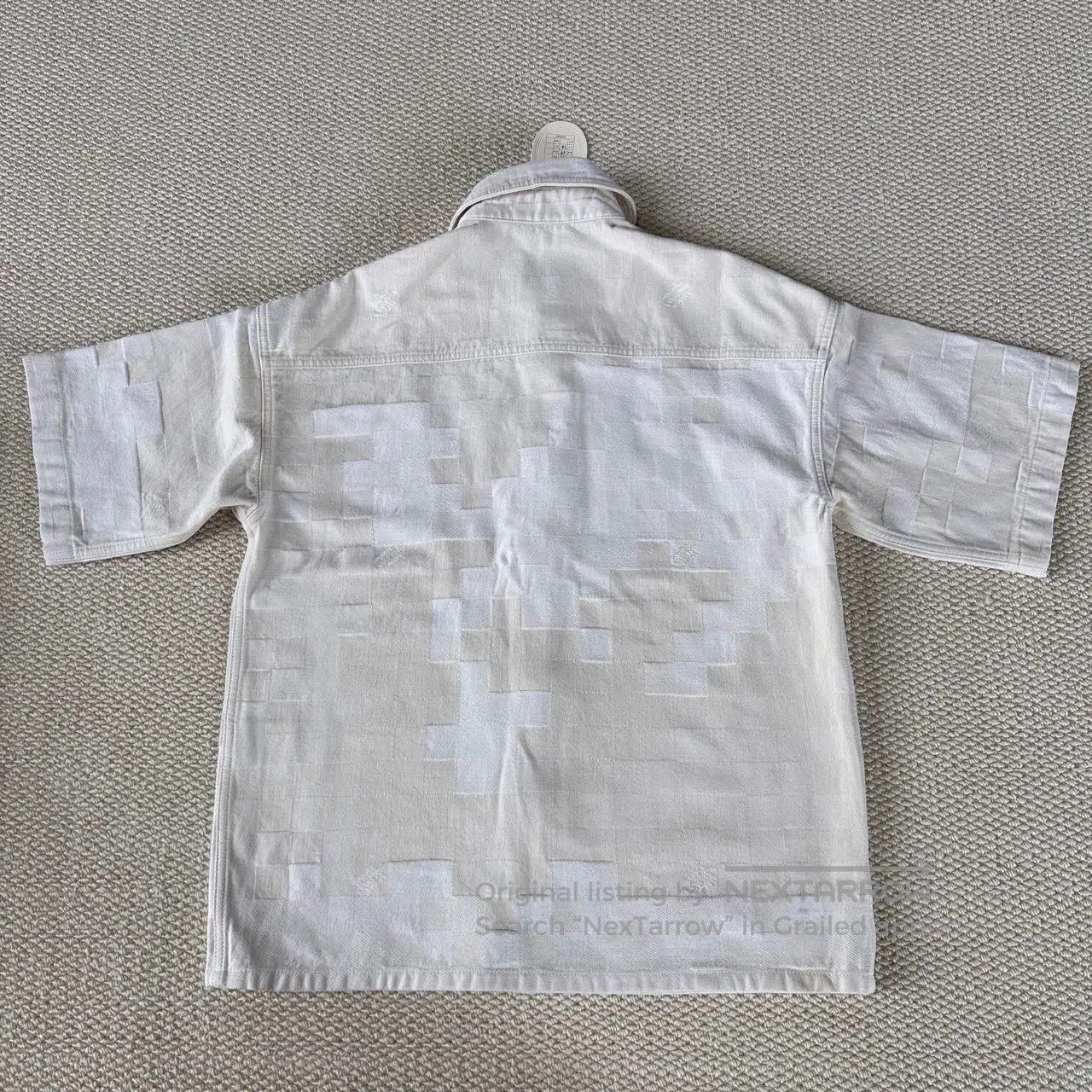 Louis Vuitton Louis Vuitton SS24 Beige Check Embroidered Shirt. Size US S / EU 44-46 / 1 - 2 Thumbnail