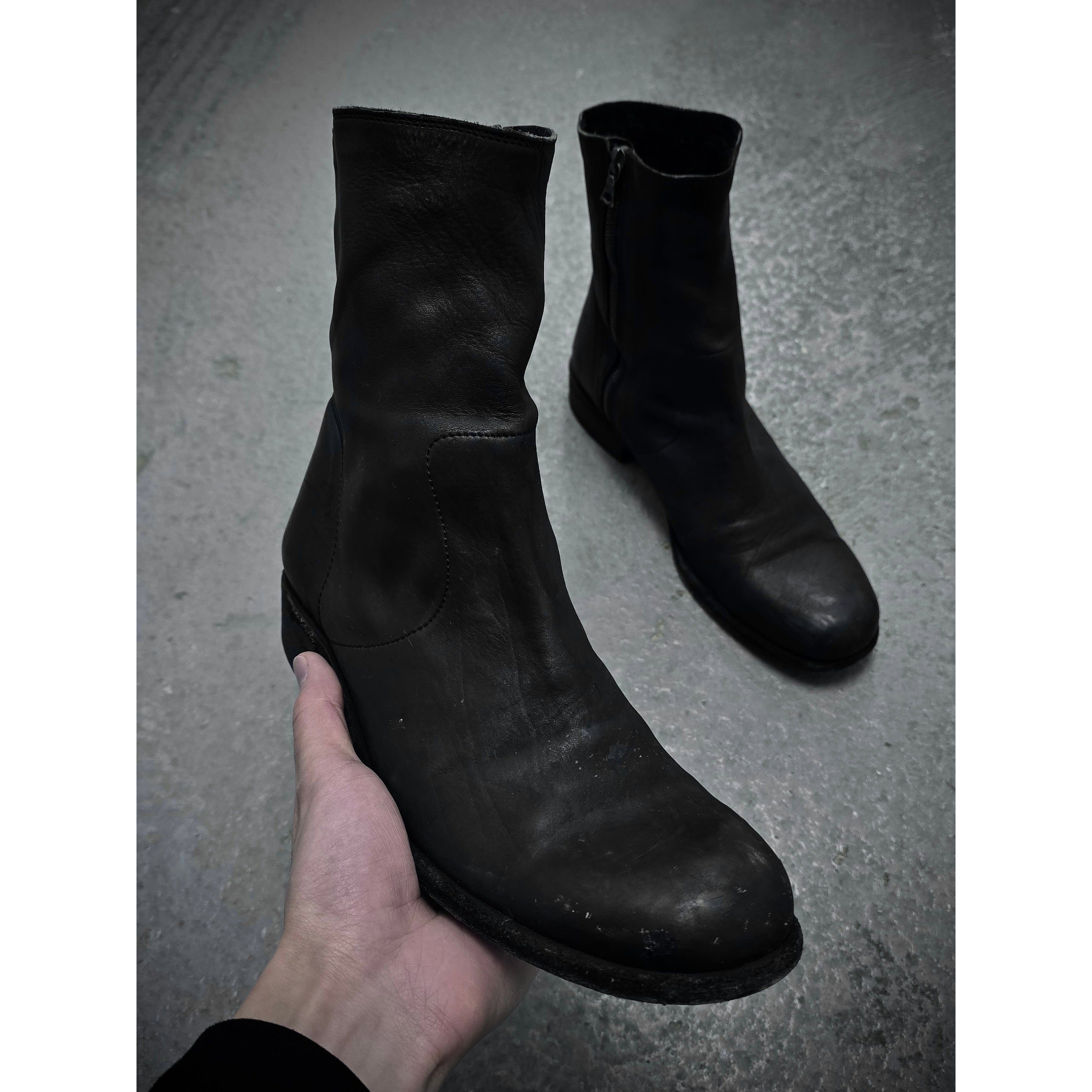 Isamu Katayama Backlash Isamu Katayama BACKLASH Side Zip Deerskin Leather boots Size US 8 / EU 41 - 3 Thumbnail