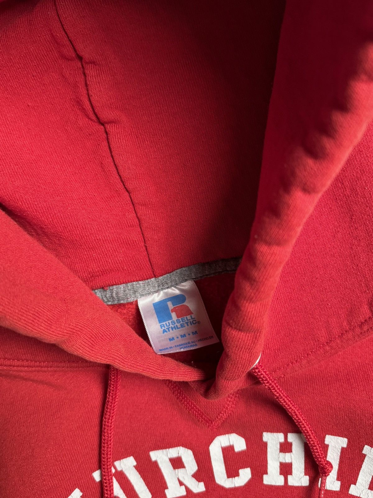 Russell Athletic RED VINTAGE STYLE “PHYS ED” RUSSELL ATHLETIC HOODIE Size US M / EU 48-50 / 2 - 5 Thumbnail