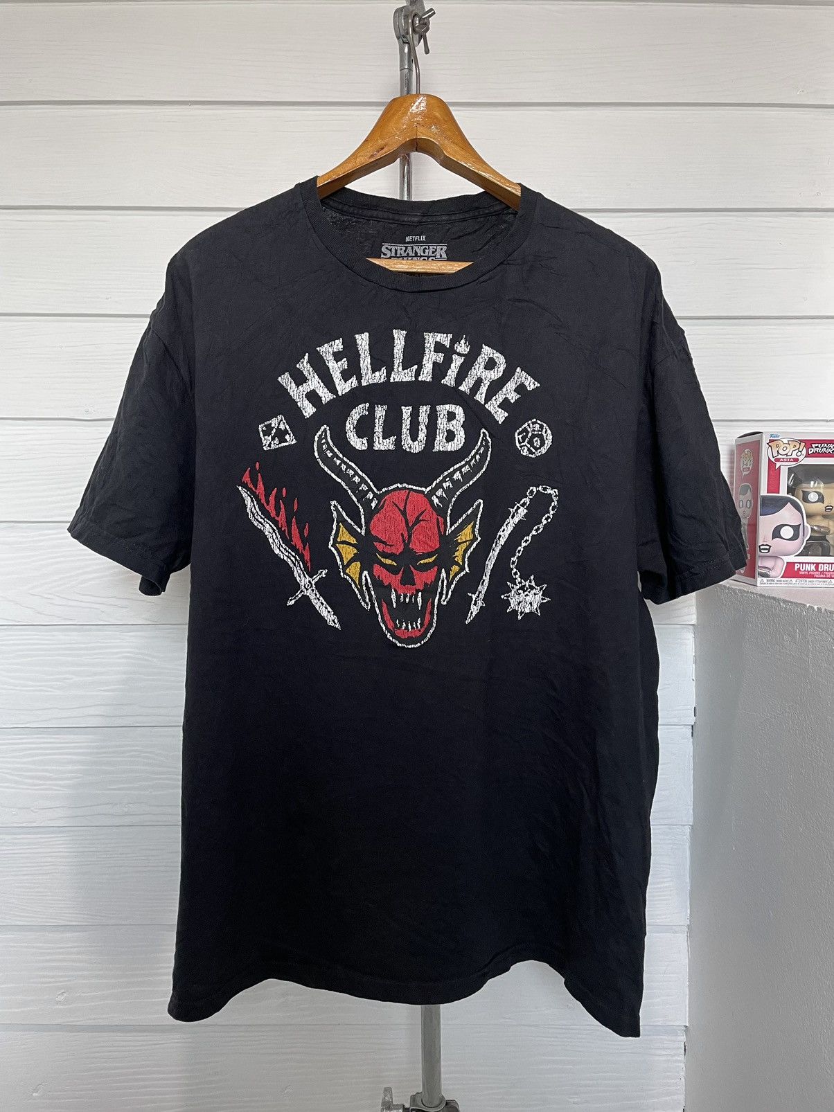 Vintage HELLFIRE CLUB STRANGER THINGS Size US XL / EU 56 / 4 - 1 Thumbnail