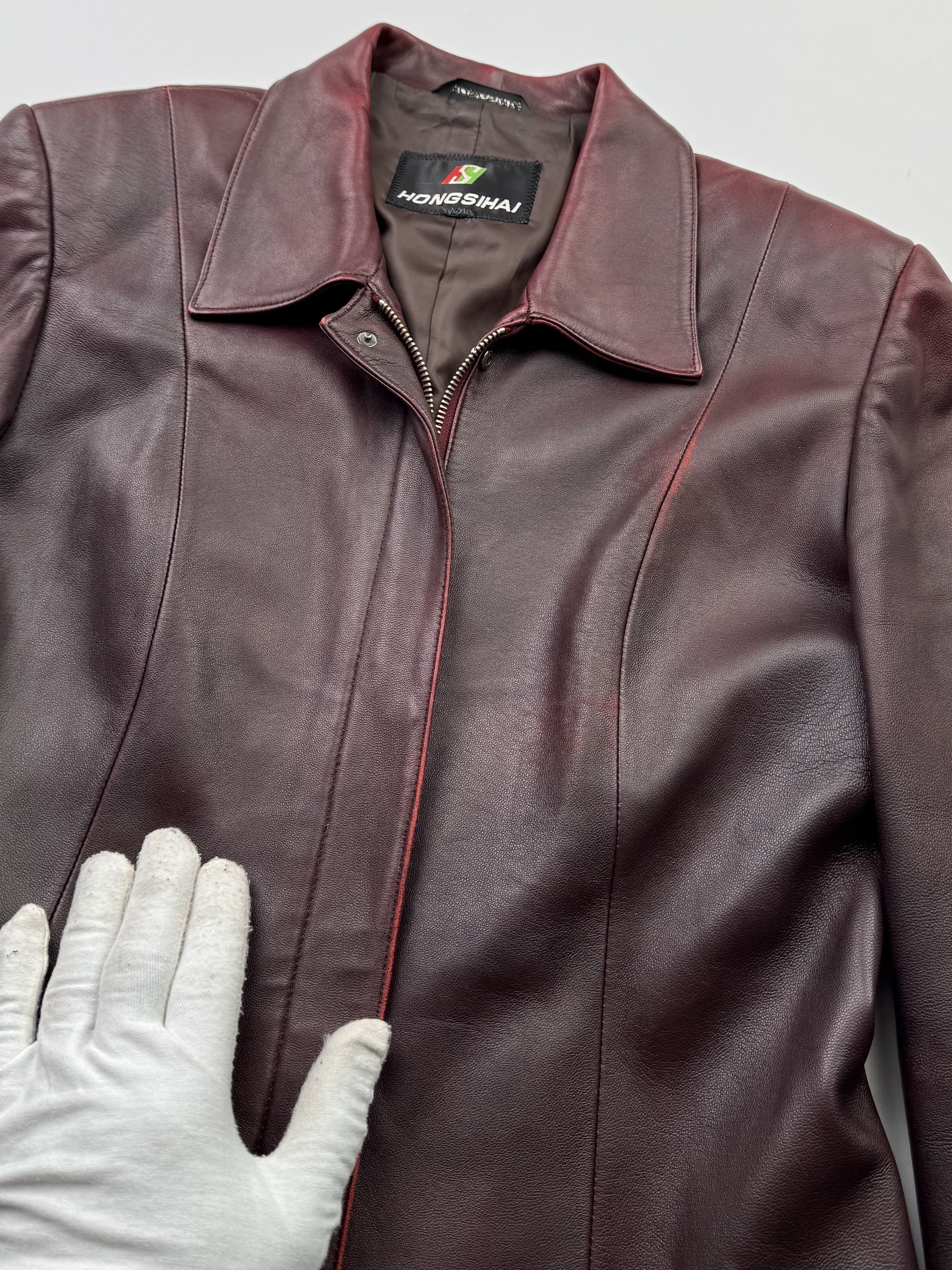 Japanese Brand Vintage Leather Jacket B775(V148)E2 Size M / US 6-8 / IT 42-44 - 5 Thumbnail