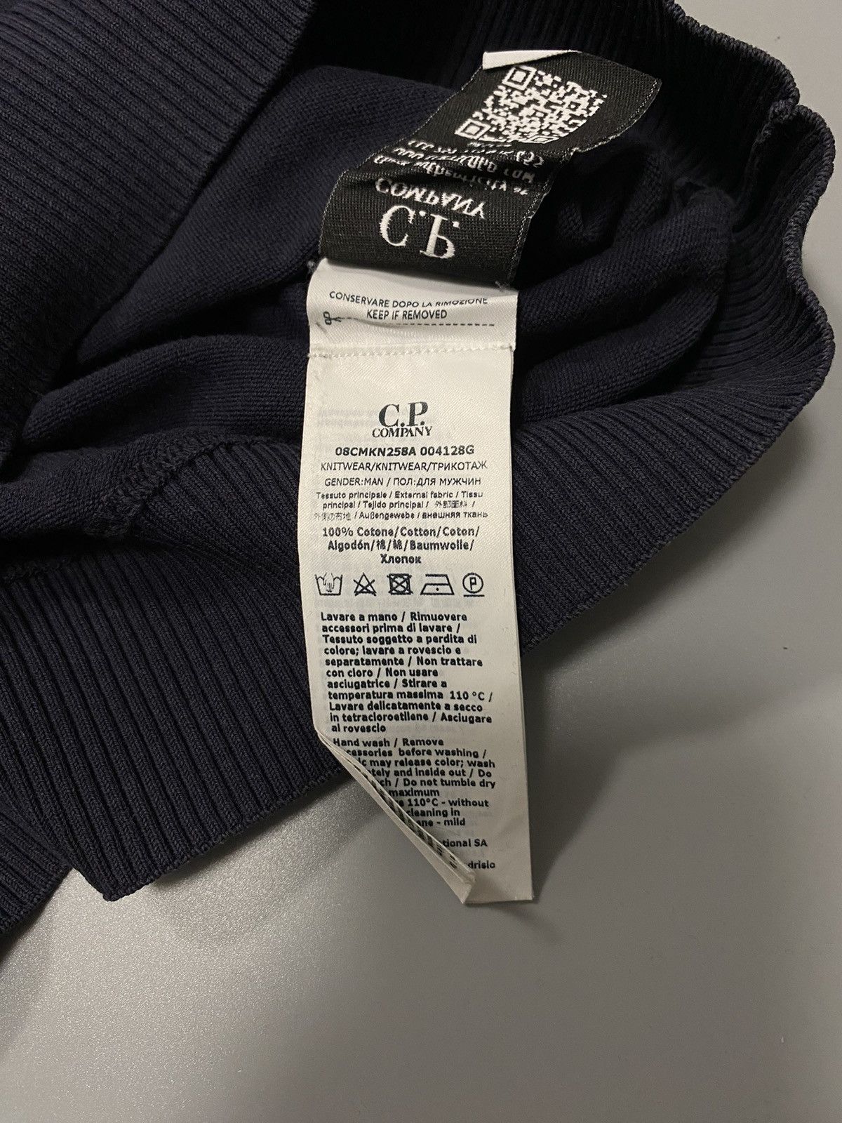 C.P. Company C.P Company Pullover Sweater S-M Dark Blue Size US M / EU 48-50 / 2 - 7 Thumbnail