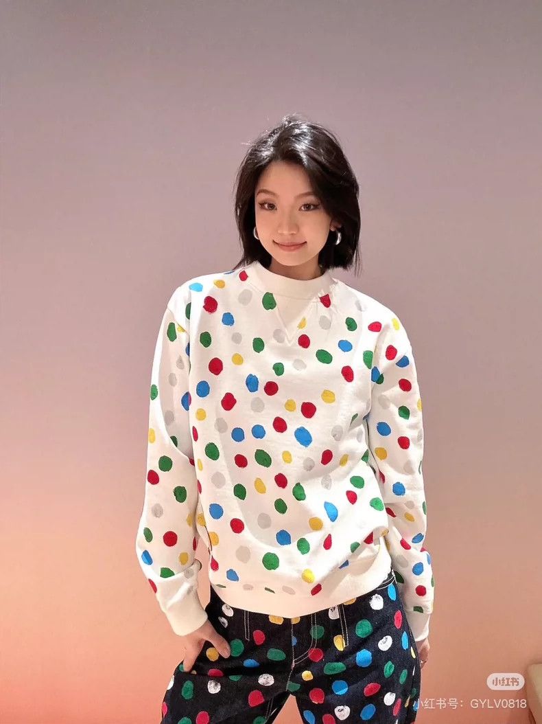 Louis Vuitton LOUIS VUITTON Yayoi Kusama Limited Color Polka-Dot Sweatshi Size M / US 6-8 / IT 42-44 - 8 Thumbnail