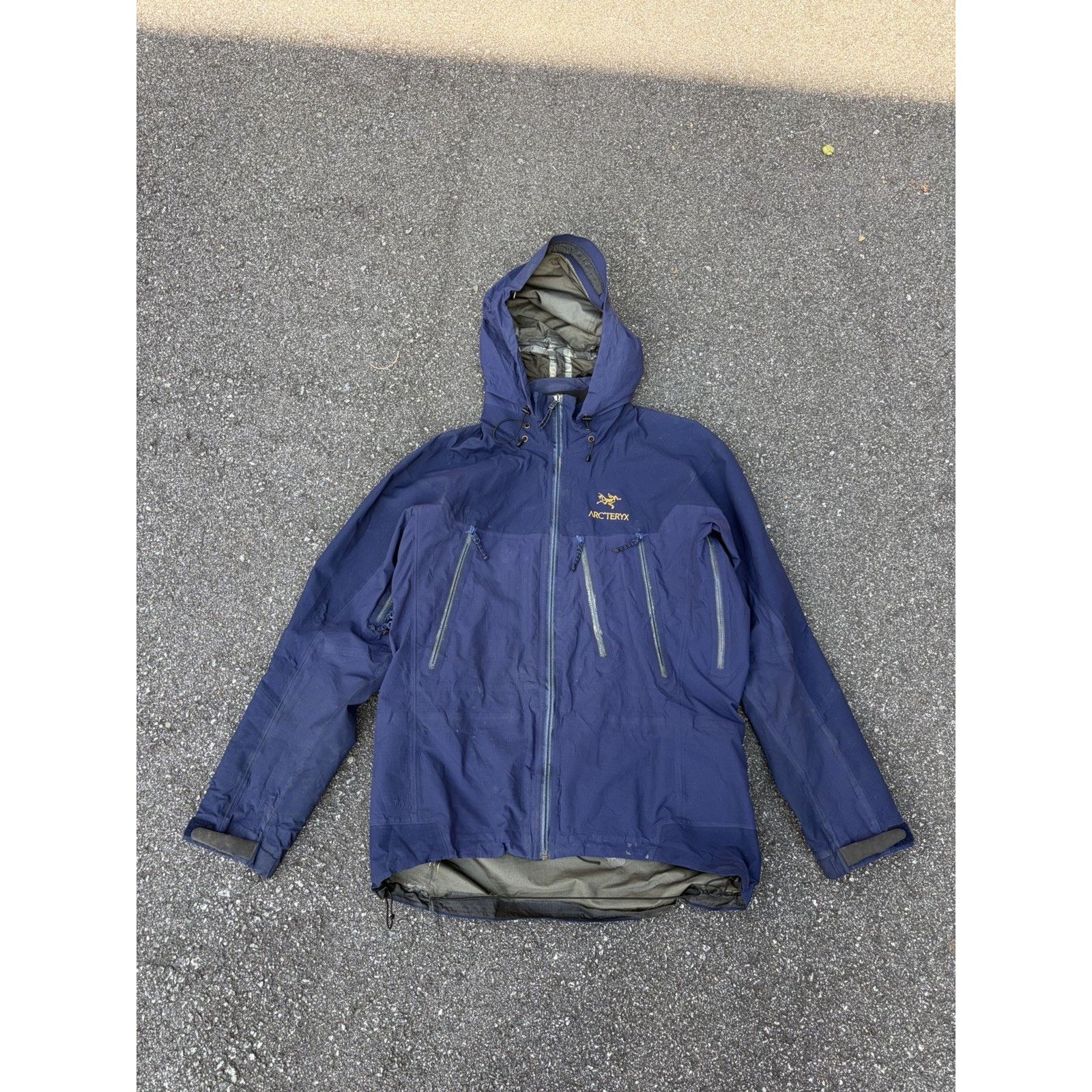 Arc'teryx × Vintage Vintage 90s Arcteryx Theta AR Blue Red Goretex