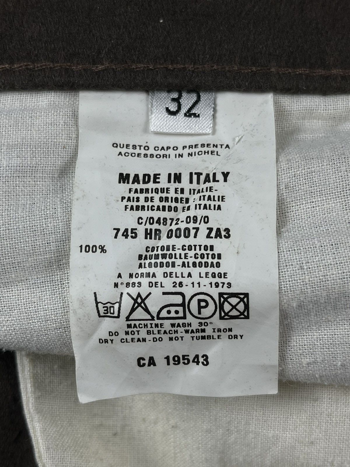 Helmut Lang AW00 Helmut Lang Chocolate Moleskin Bootcut 5 Pocket Pants Size US 32 / EU 48 - 7 Thumbnail