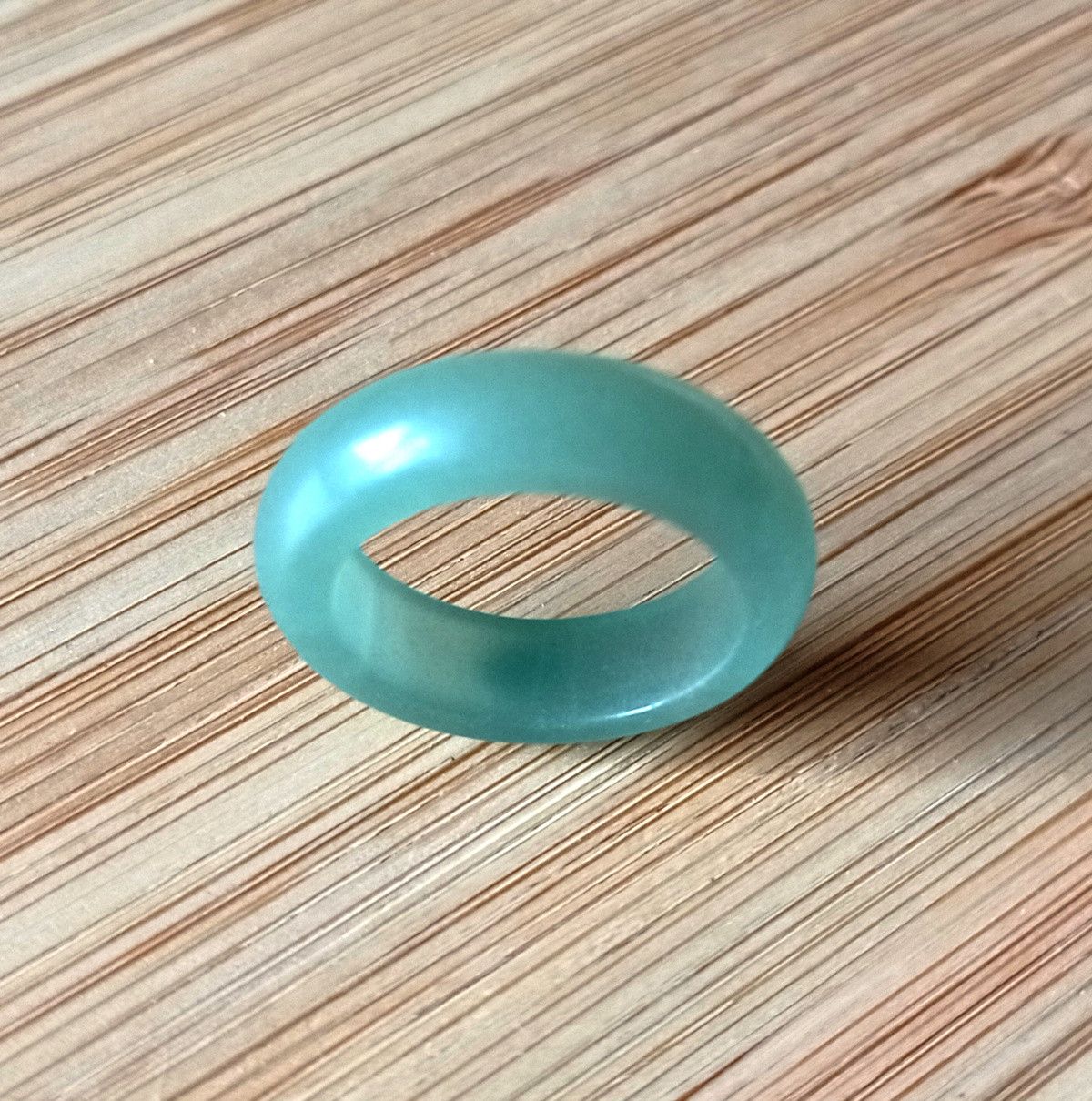 Vintage Stunning Vintage Natural Jade Unisex Retro Ring Unique | Grailed