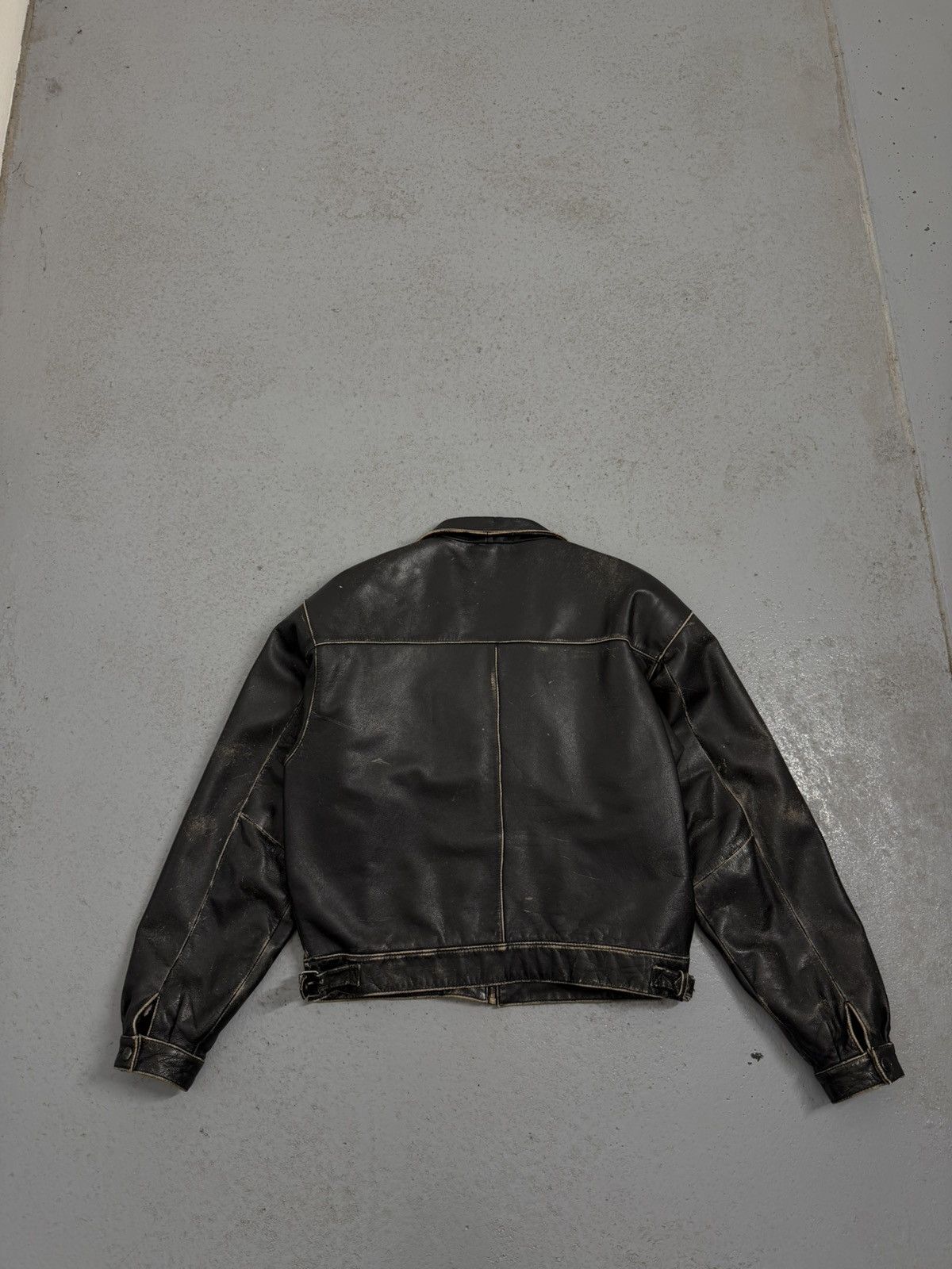 Genuine Leather Vintage Altantic Shores Key West Florida Leather Jacket Size US M / EU 48-50 / 2 - 21 Thumbnail