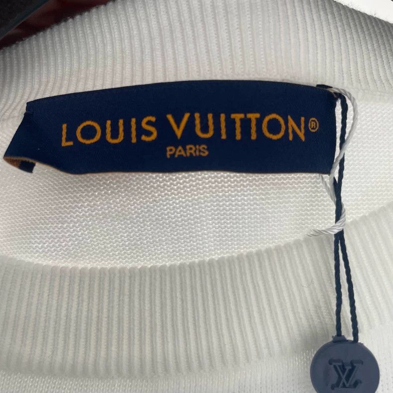 Louis Vuitton Louis Vuitton Cartoon print knit short sleeves Size US XL / EU 56 / 4 - 4 Thumbnail