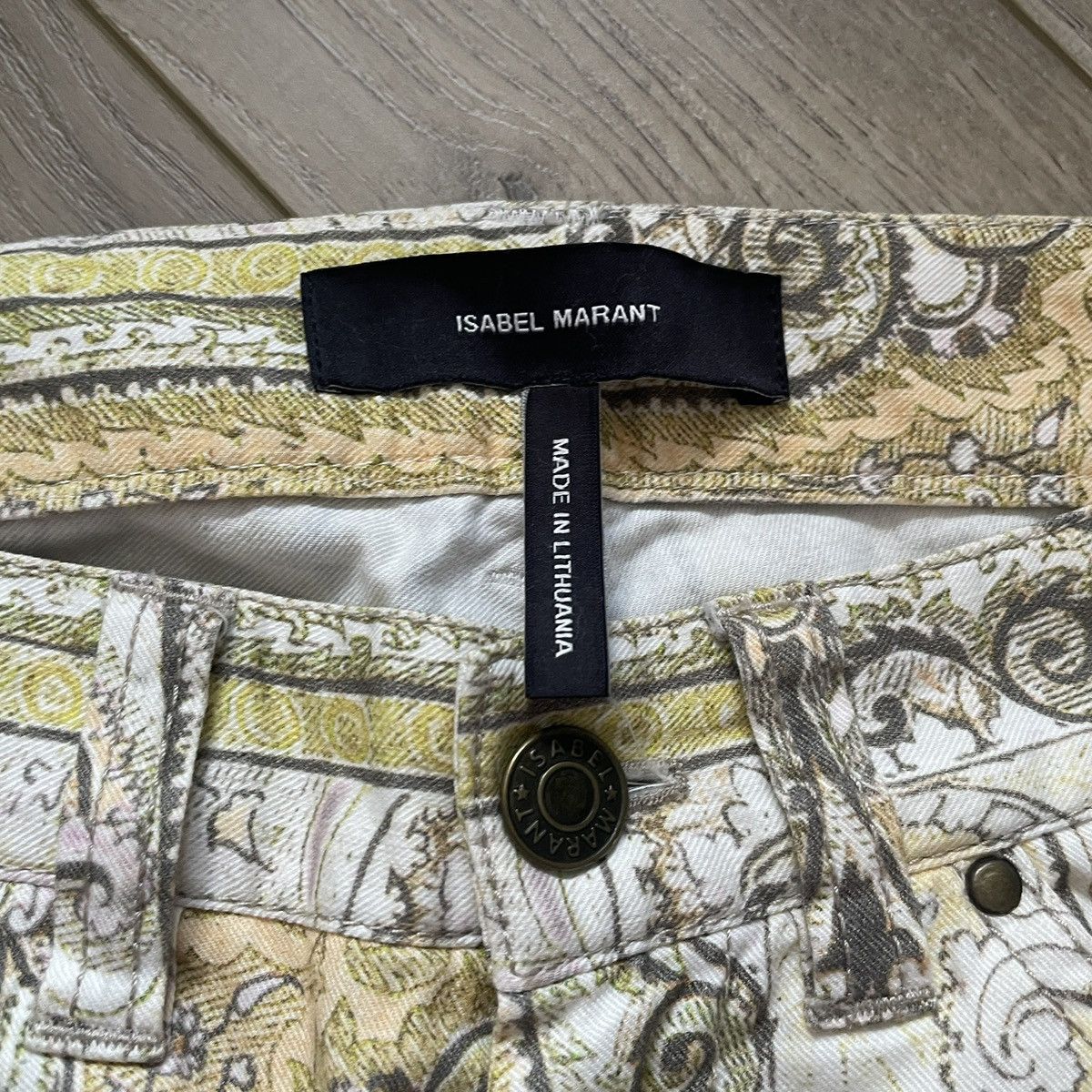 Isabel Marant Isabel Marant Jalyne Paisley Skinny Jeans Size 27" / US 4 / IT 40 - 2 Thumbnail