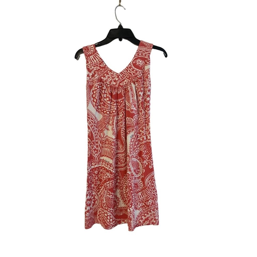 Lilly Pulitzer Lily Pulitzer XS red/coral and white sleeveless sheath dress Size XS / US 0-2 / IT 36-38 - 6 Thumbnail