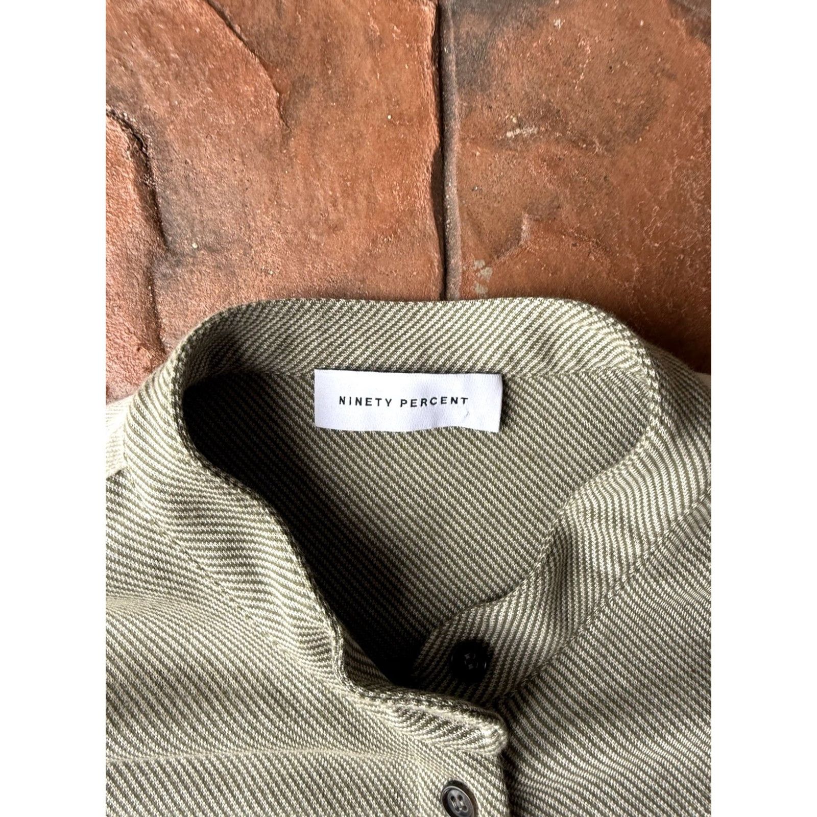 Vintage Ninety Percent Jumpsuit Womens Small Green Minimalist Casual Shirt? Size S / US 4 / IT 40 - 2 Thumbnail