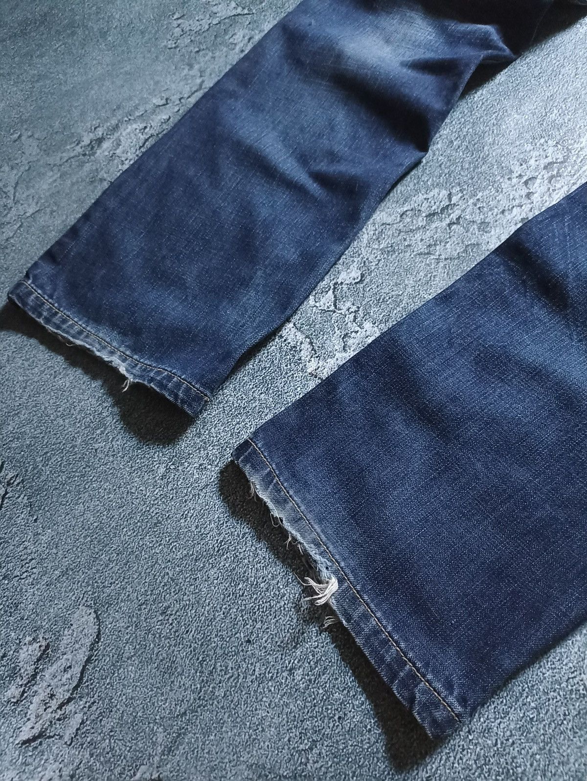 Dirk Bikkembergs Vintage Dirk Bikkembergs Y2K Denim Distressed Jeans Size 33 Size US 33 - 9 Thumbnail