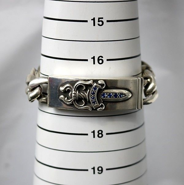 Chrome Hearts Chrome Hearts Sapphire Dagger ID Bracelet Size ONE SIZE - 4 Thumbnail